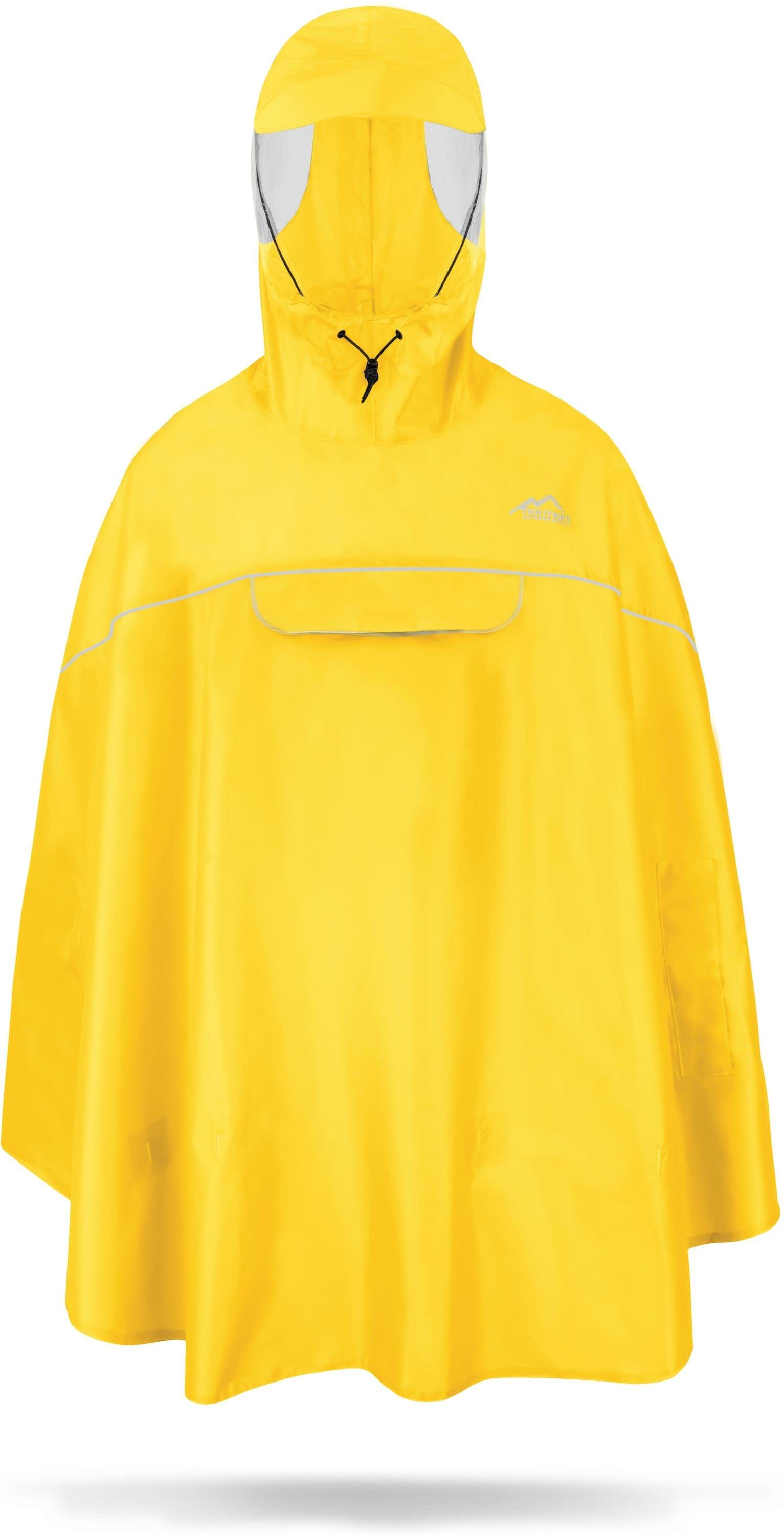 normani Regenponcho Regenponcho Sohra Wasserdichter Fahrradponcho mit Kapuz günstig online kaufen