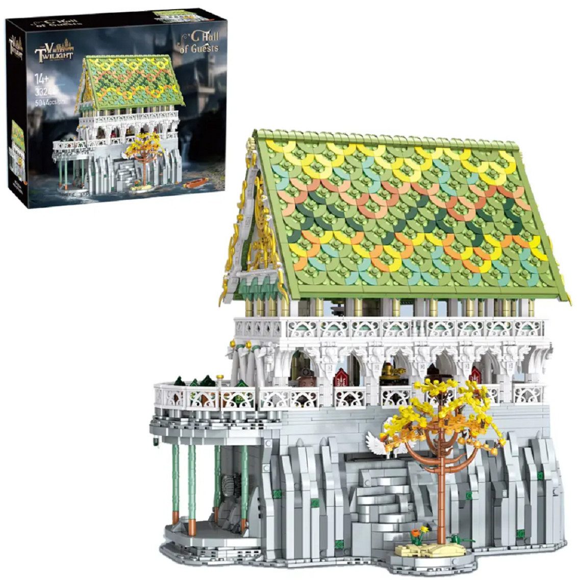 BAKA Baka 33244 Hall of Guests 5.044 Teile Valley of Twilight Serie Konstruktions-Spielset, (5044 St)