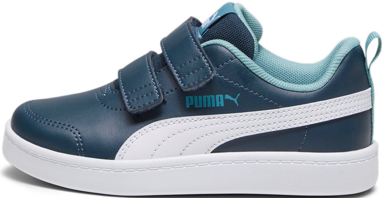 PUMA Courtflex v2 V PS dark Sneaker mit night Klettverschluss