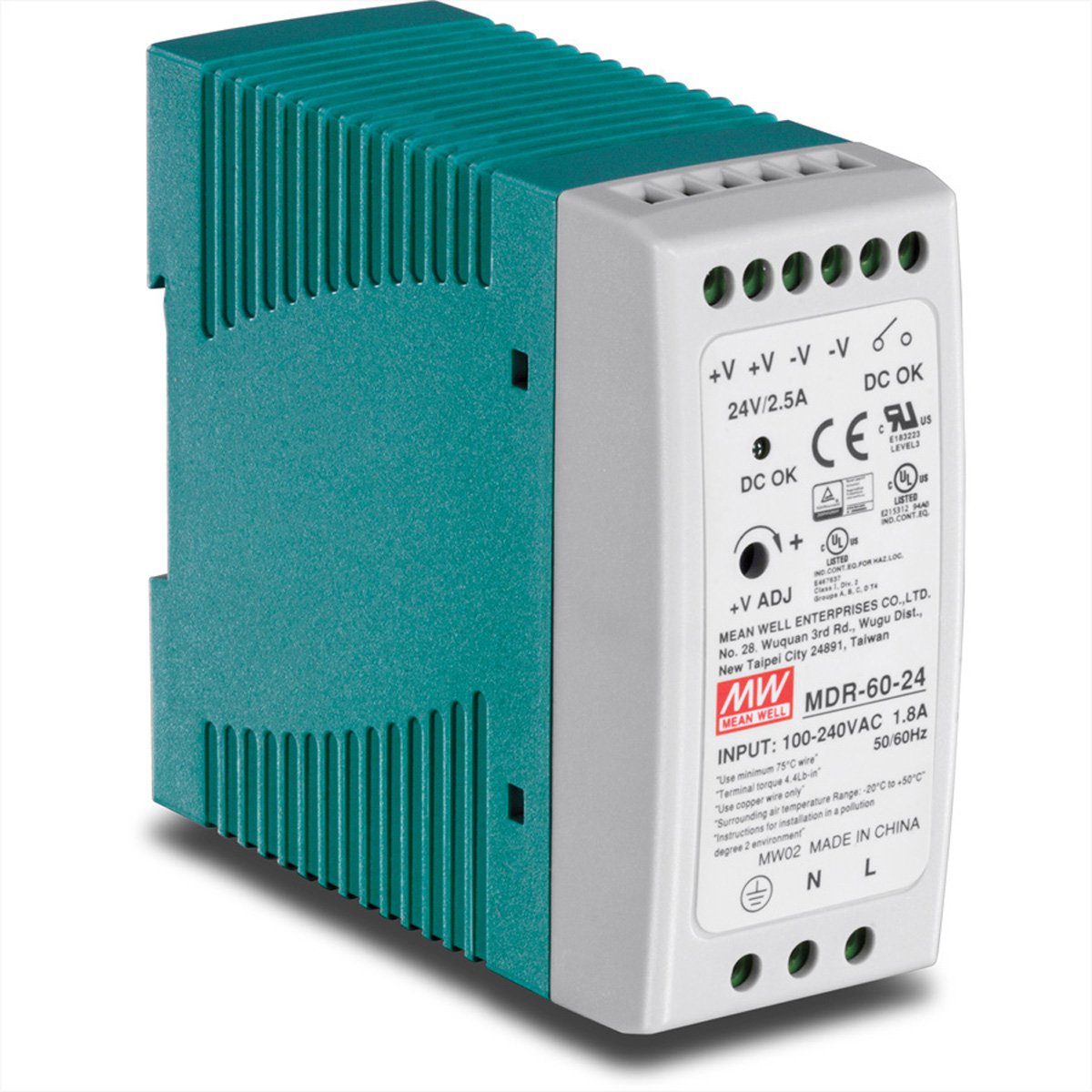 Trendnet TI-M6024 industrielles DIN-Rail-Netzteil Netzwerk-Switch