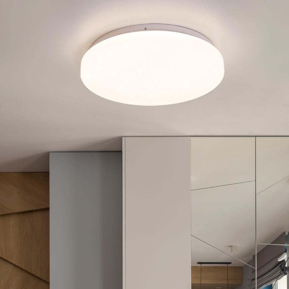 V-TAC LED Deckenleuchte, LED Decken Strahler Sternen Effekt Leuchte Tageslicht Lampe Wohn