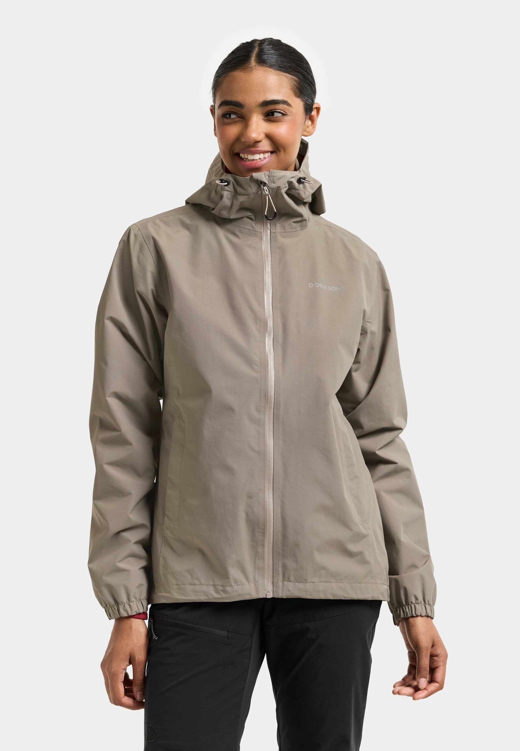 Didriksons Outdoorjacke Damen Regenjacke Wasserdicht VARJA mit Kapuze mit Taschen