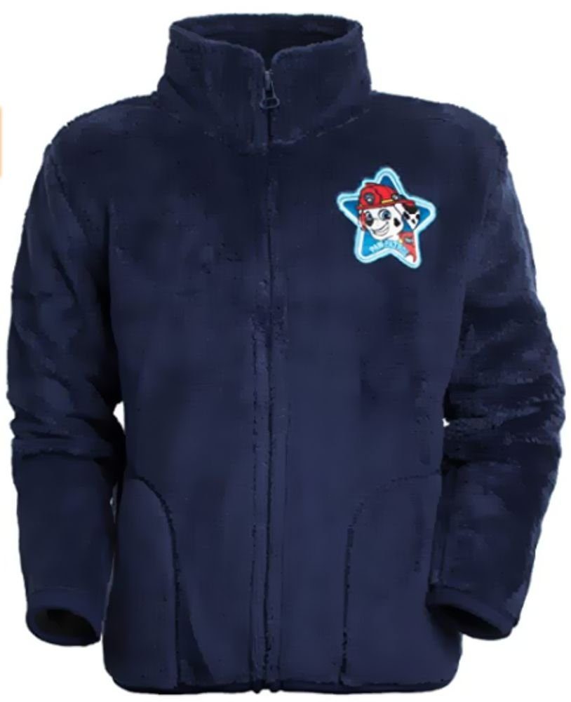 PAW PATROL Fleecejacke PAW PATRO Fleecejacke Jungen + Mädchen dunkelblau