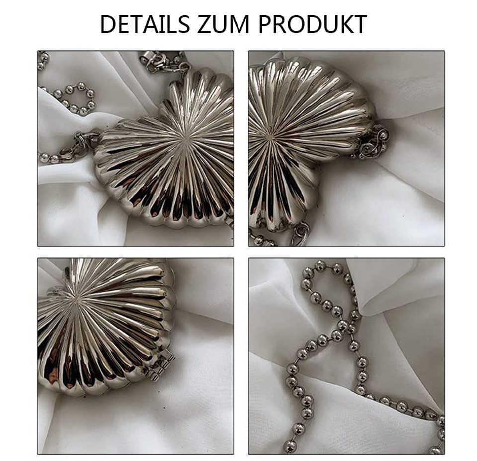 Coonoor Schultertasche Kette Schulterriemen Mini Abendtasche,Damen günstig online kaufen