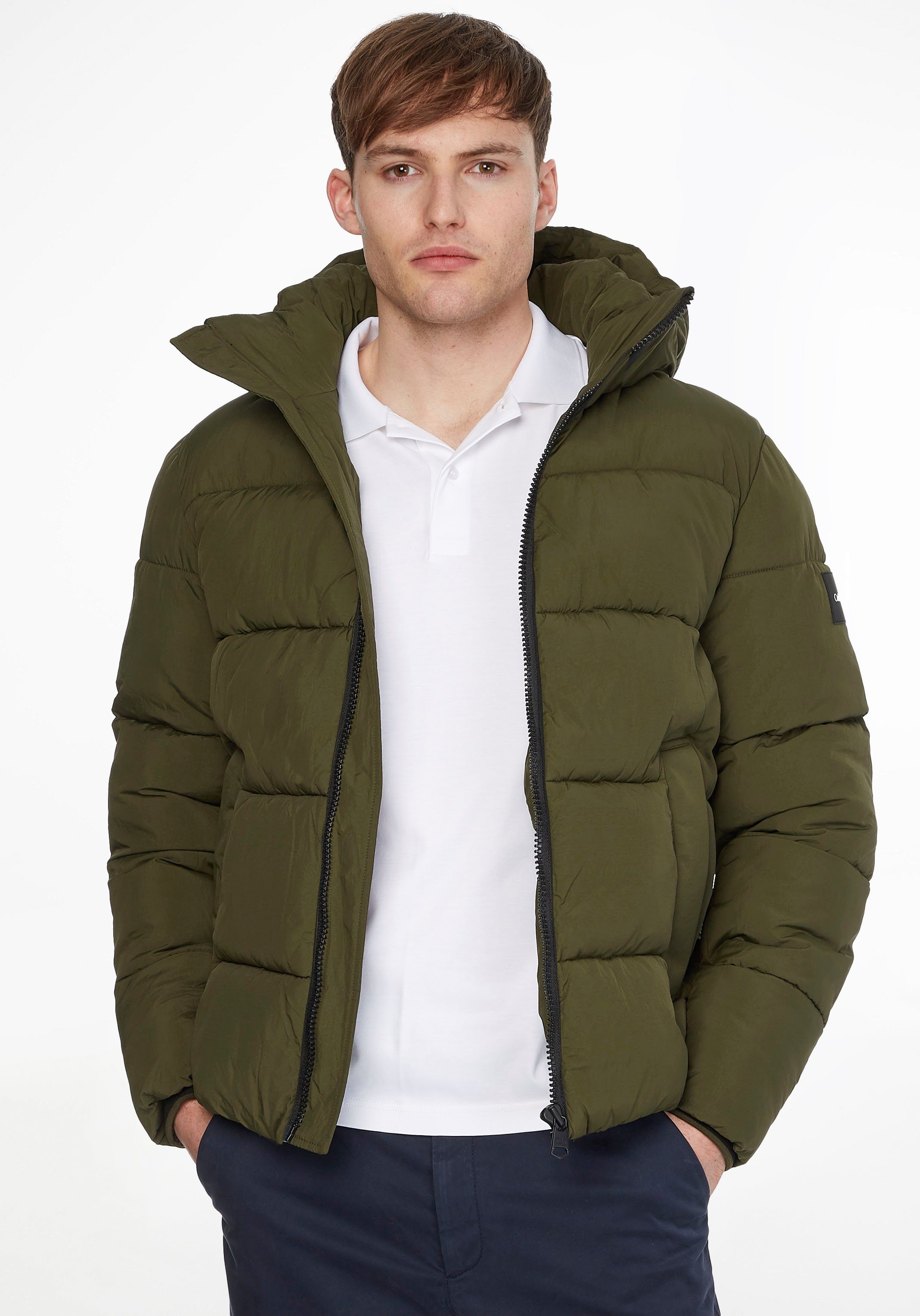 Calvin Klein Steppjacke mit Stehkragen