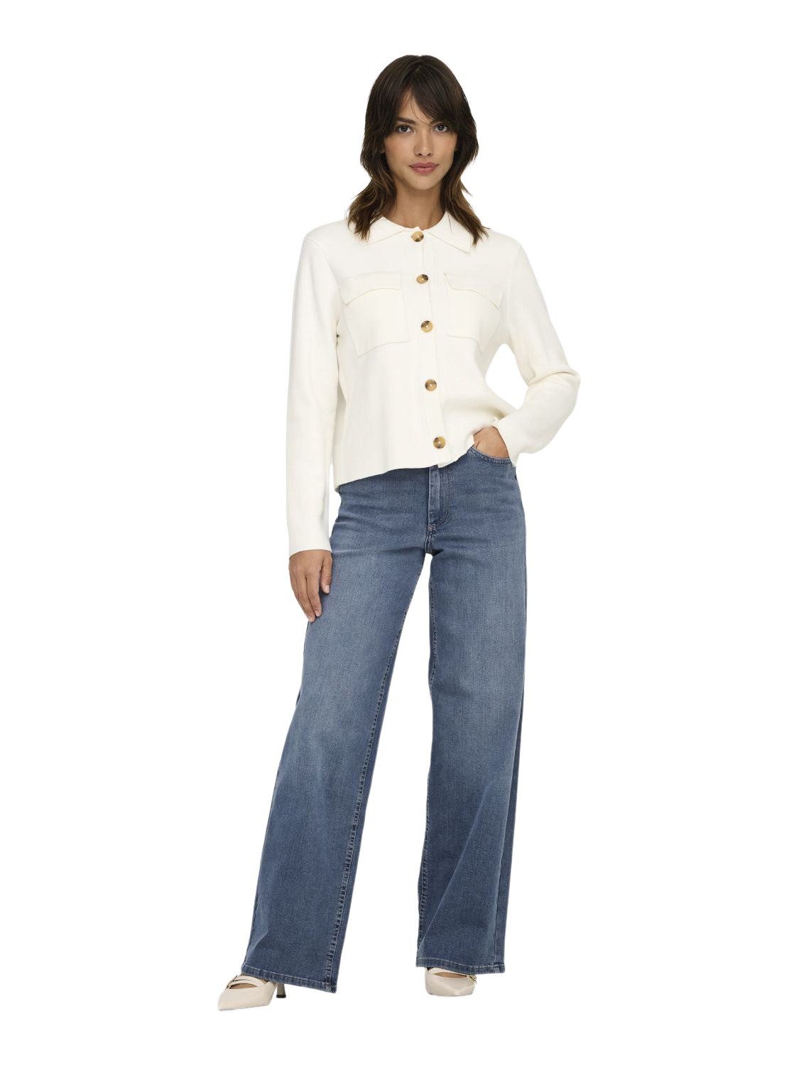 ONLY Relax-fit-Jeans ONLMADISON BLUSH HW WIDE TAI853 mit Stretch