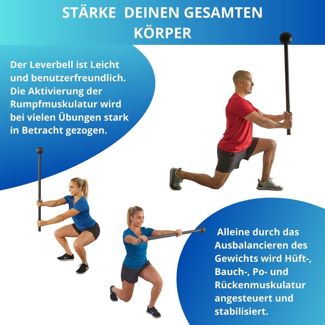 Winch Ganzkörpertrainer [MARKTNEUHEIT] Leverbell PRO, Ganzkörpertrainer, Muskelaufbau, Koordination, Rumpfstärkung und Haltungskorrektur