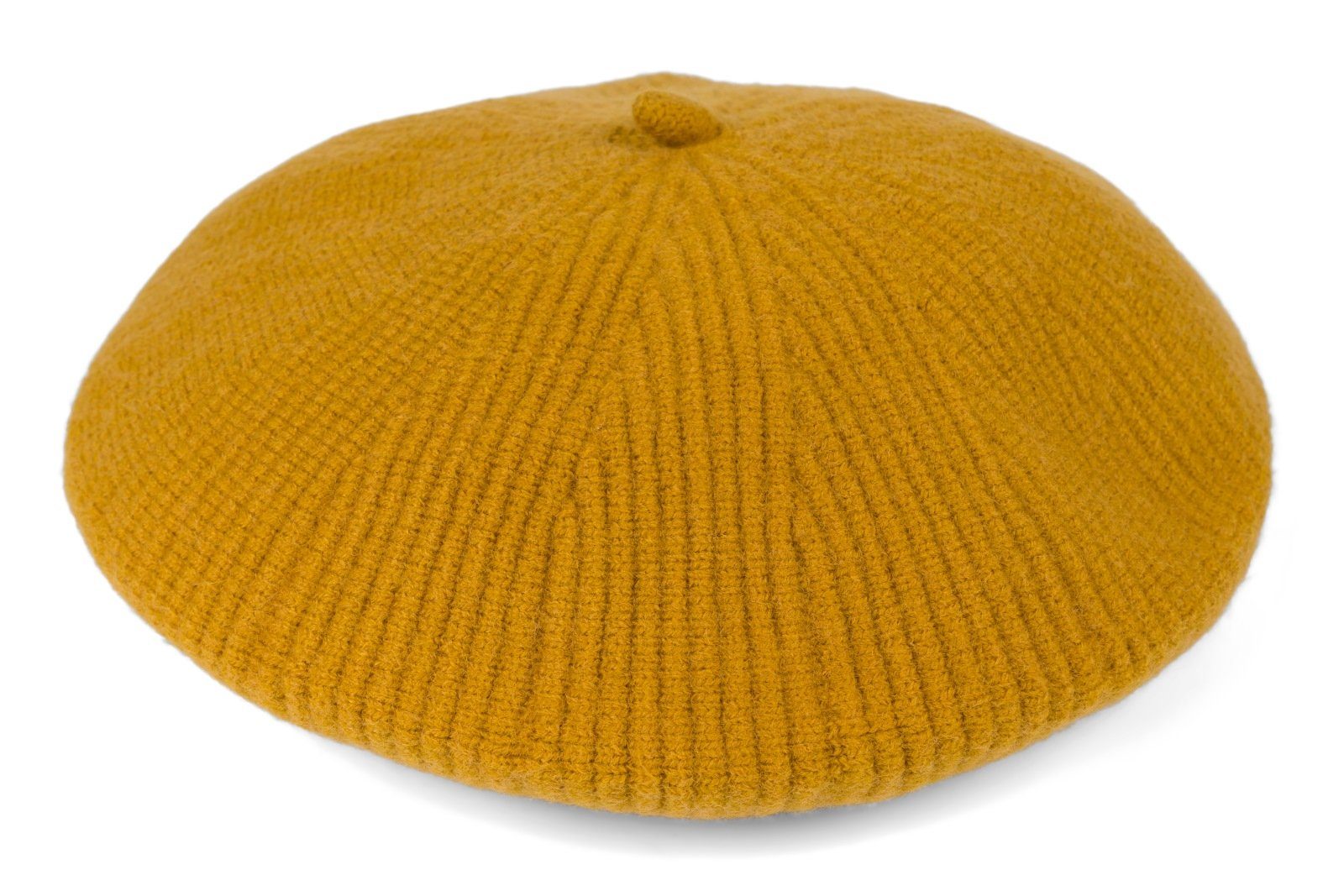 styleBREAKER Baskenmütze Feinstrick Baskenmütze mit Streifen Muster (1-St) günstig online kaufen