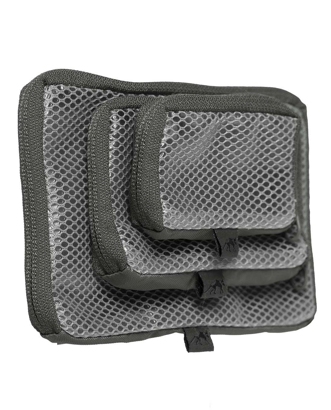 Tasmanian Tiger Taschenorganizer TT Mesh Pouch Set VL Titangrau (SMU)