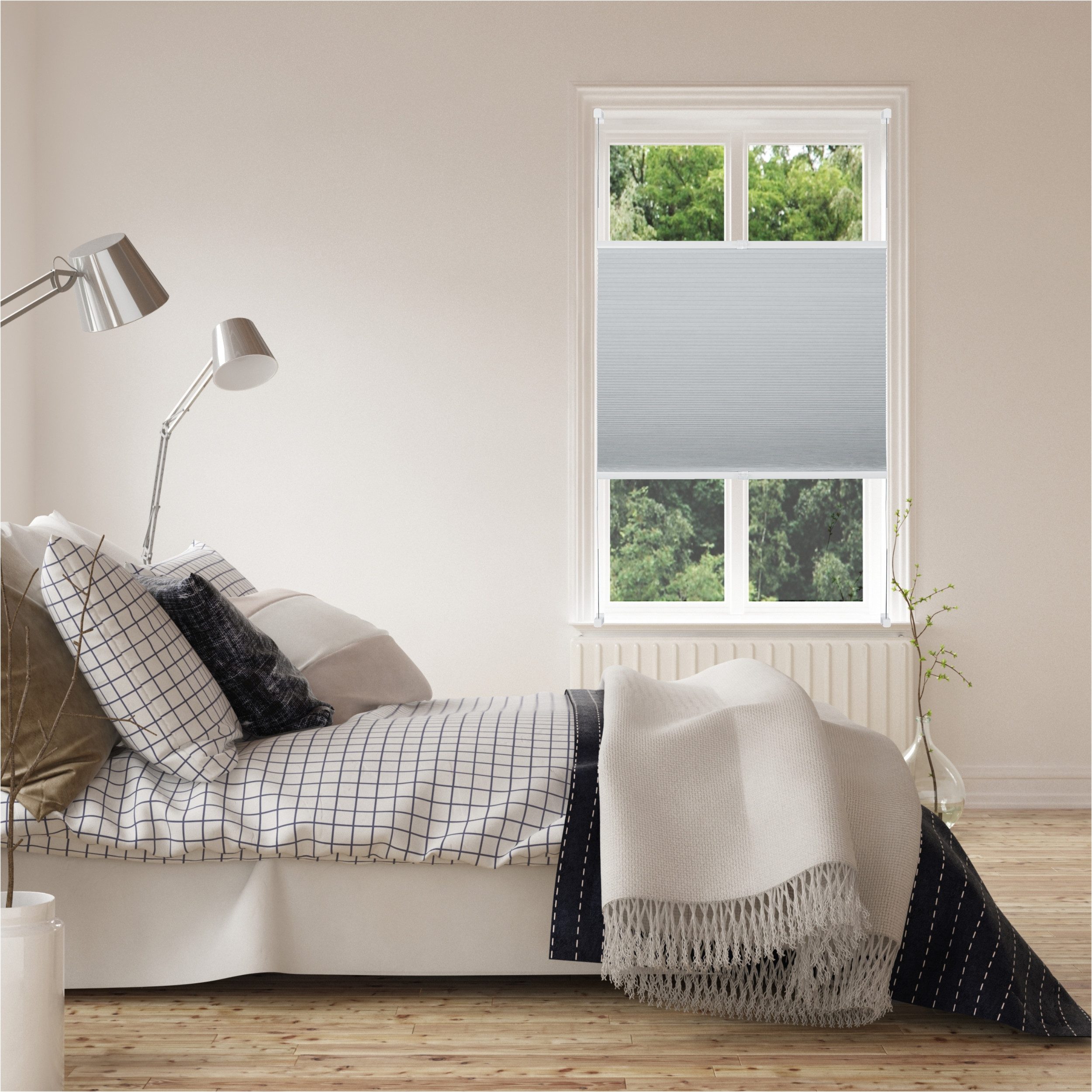 Good Life Wabenplissee Aris, verdunkelnd, ohne Bohren, verspannt, Klemmfix, günstig online kaufen