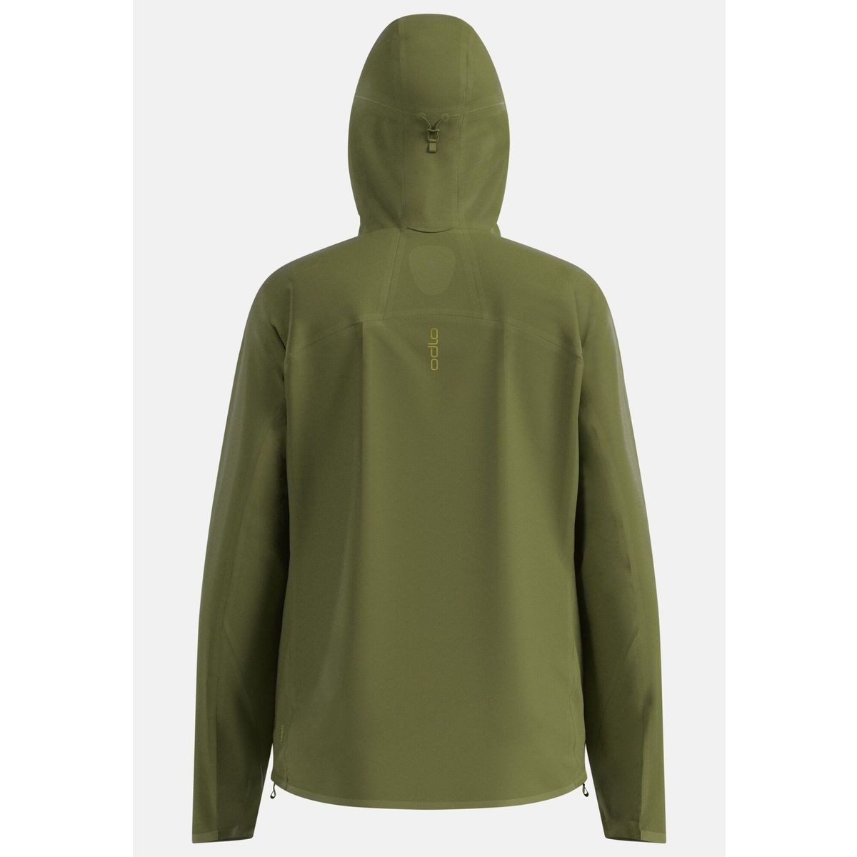 Odlo Outdoorjacke The Zeroweight Dual Dry Performance Knit Waterproof Running Jacket Wasserdichte und atmungsaktive Laufjacke aus recycelten Materialien