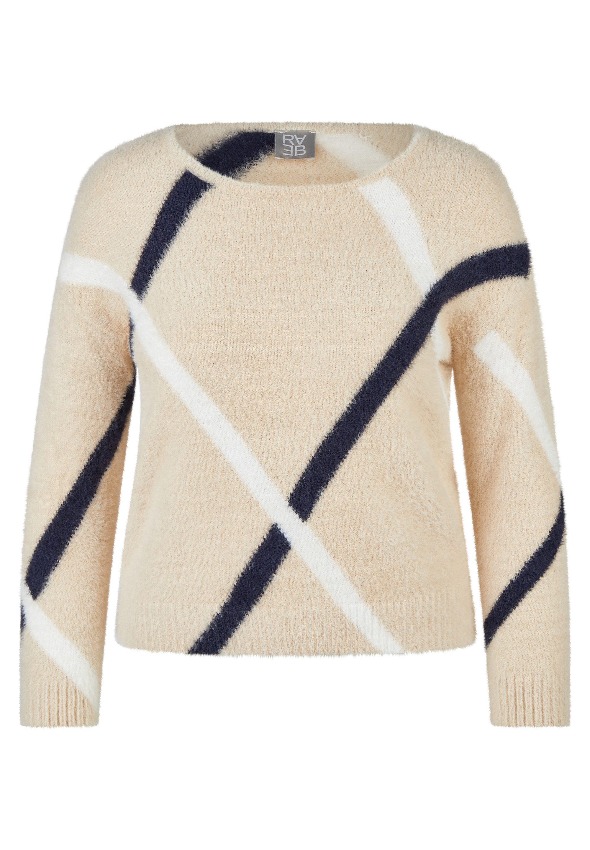 Rabe Strickpullover mit grafischem Muster