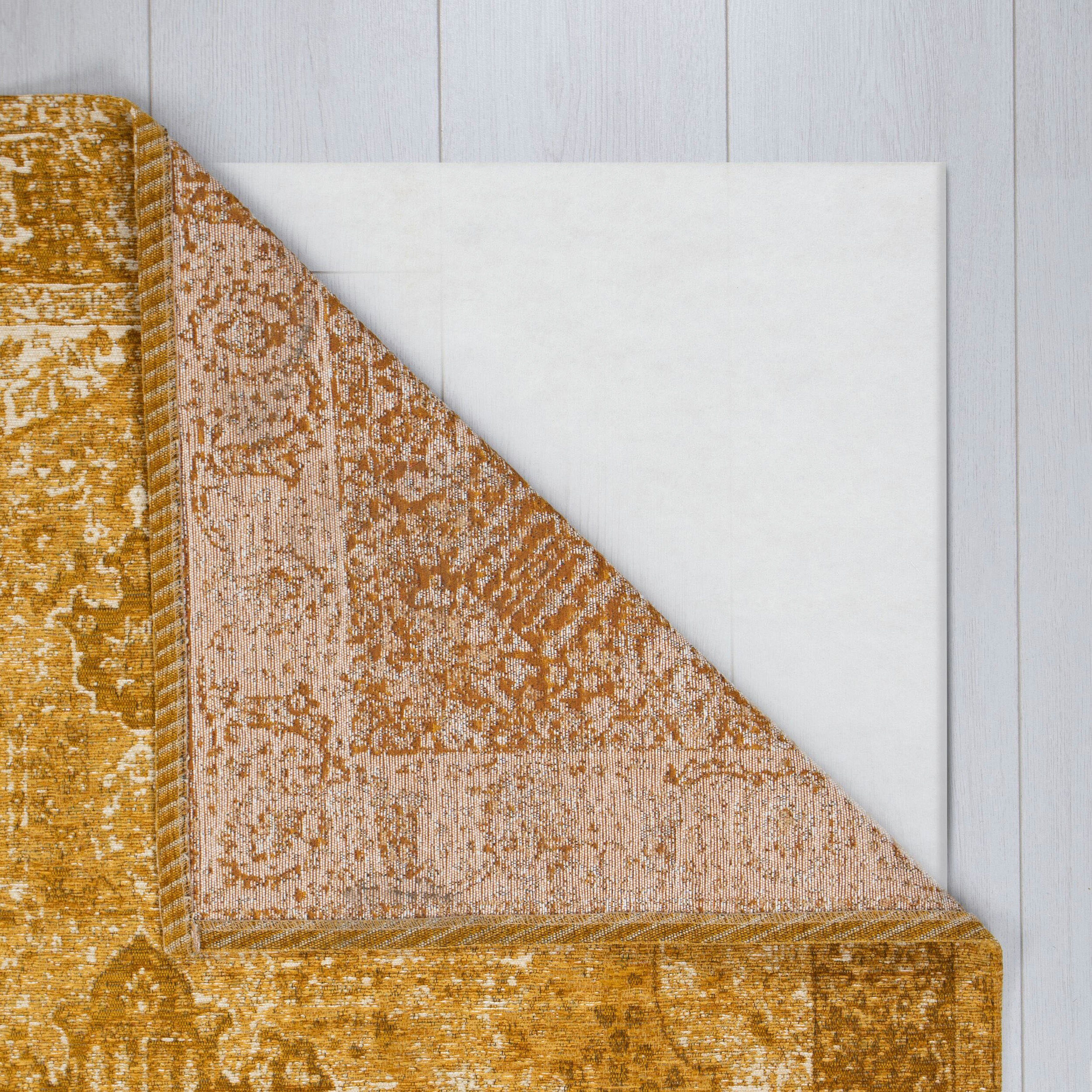 FLAIR RUGS Teppich Antique Vintage-Muster, rechteckig, Höhe: 4 mm, Chenille Stil Teppich, Wohnzimmer, Schlafzimmer, Esszimmer