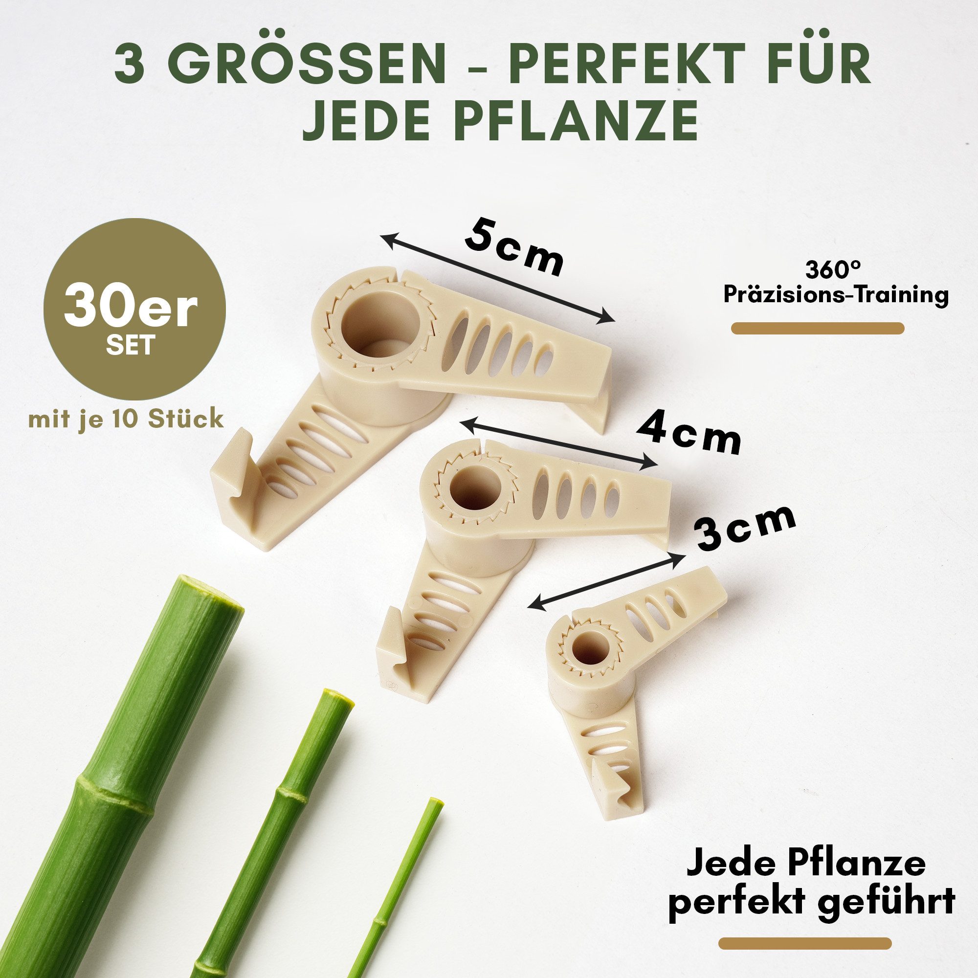 Grow Expert Gartenpflege-Set 30 Pflanzenbieger Grow LST Clips 0–360° Winkel günstig online kaufen