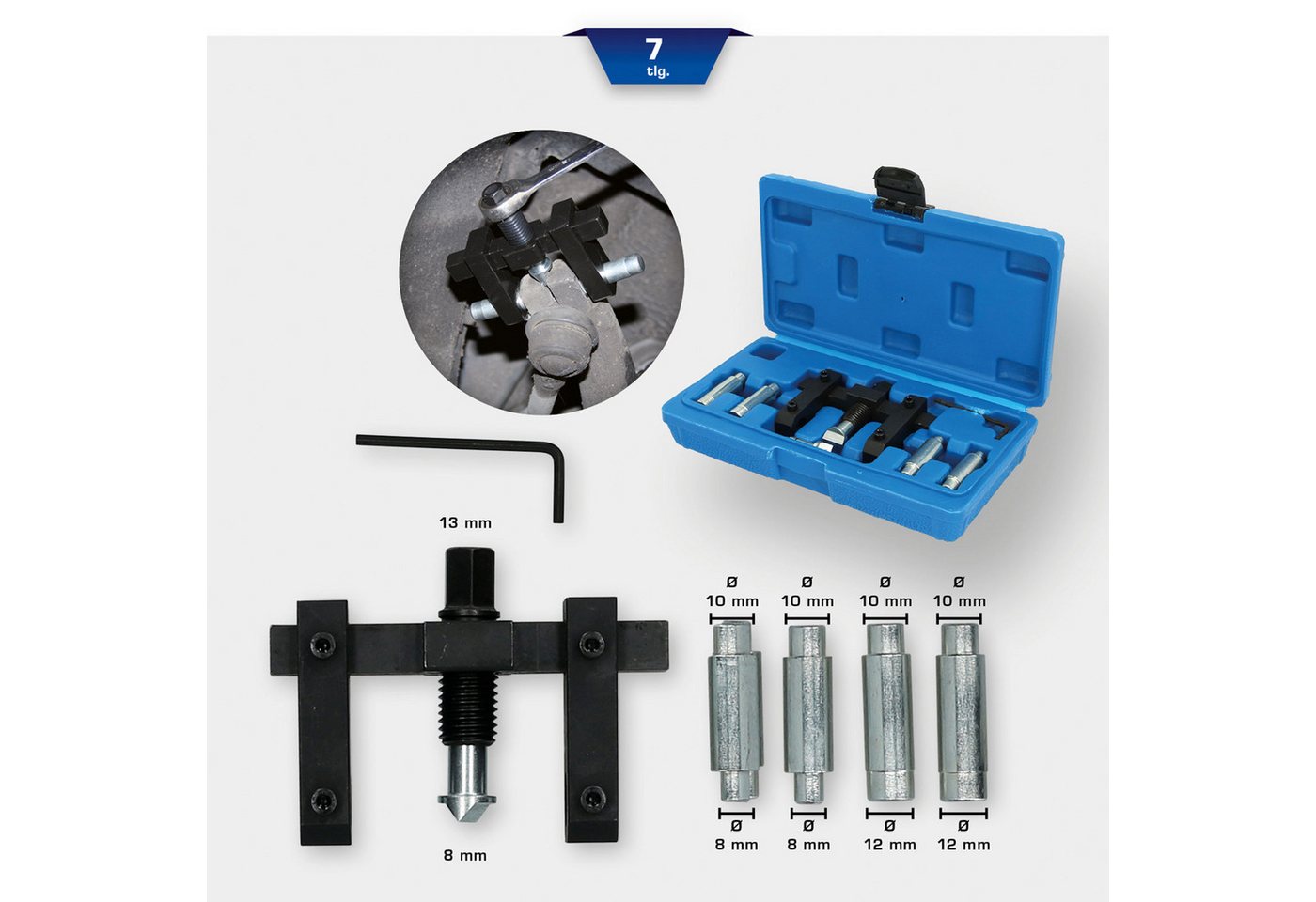 Thumbnail - Brilliant Tools Montagewerkzeug BRILLIANT TOOLS Klemm und Spreizwerkzeug-Satz 7tlg. - BT661300