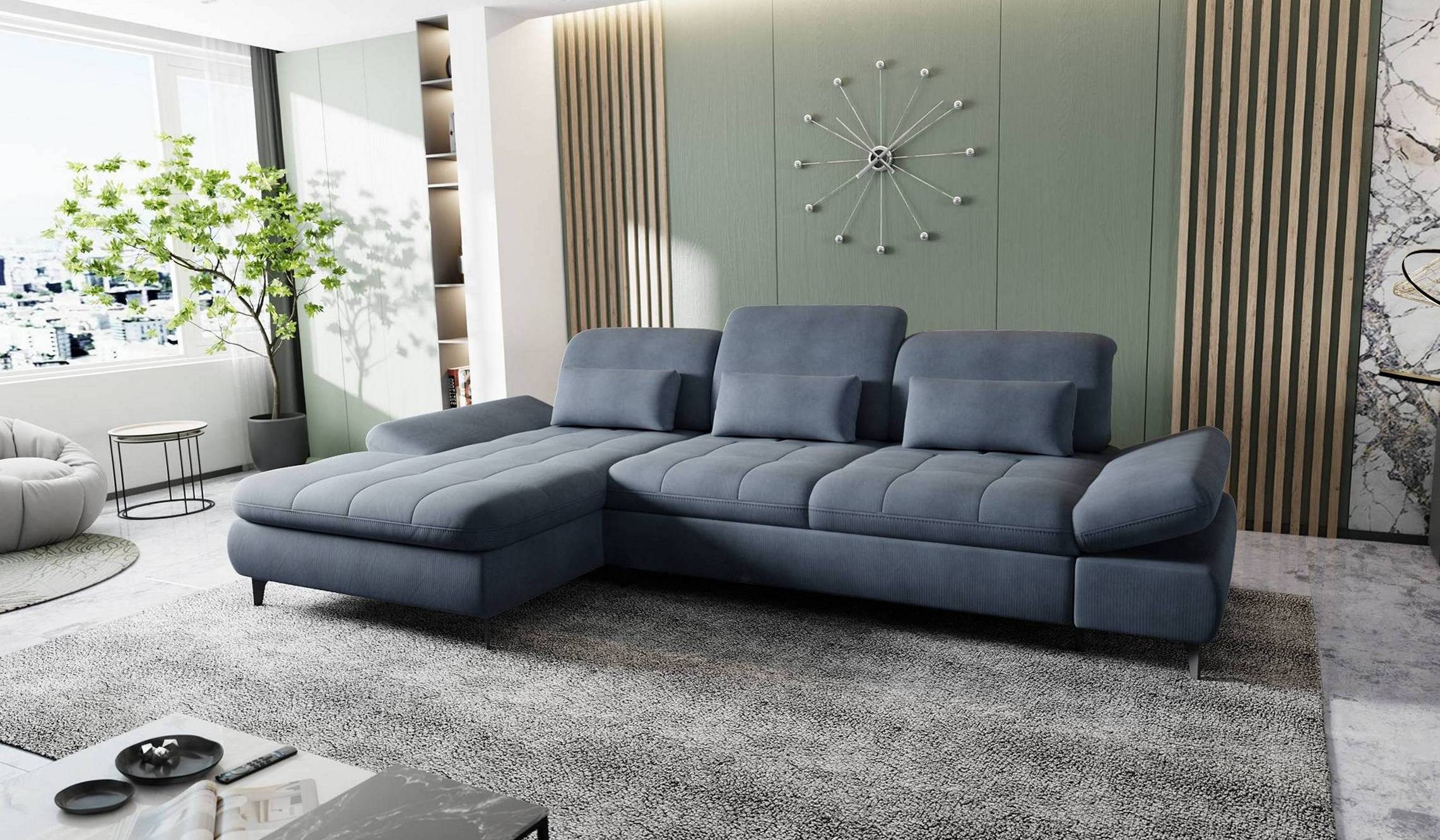 Hygger Möbelhaus Ecksofa „Nola“ L-Form mit günstig online kaufen