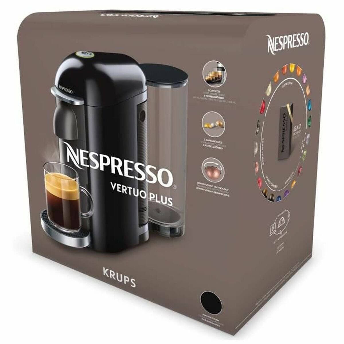 W Krups 1,2 YY3916FD L Krups Kapselmaschine Kapsel-Kaffeemaschine 1260