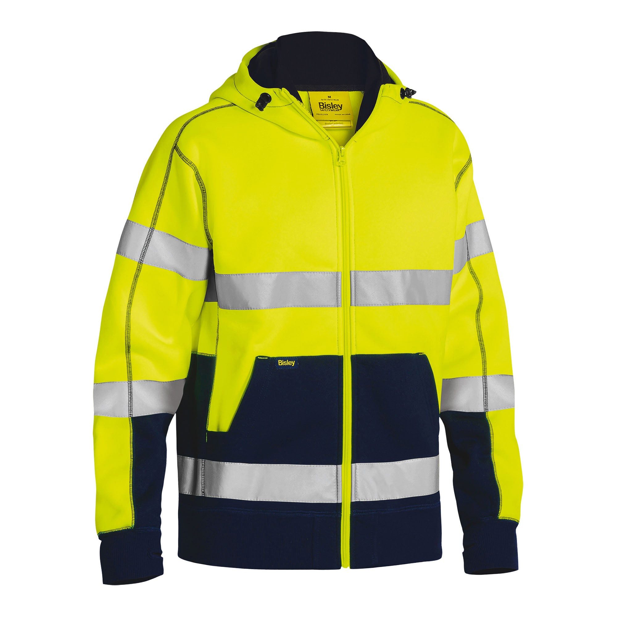 Arbeitsjacke BISLEY COLVER HI VIS Fleece Hoodie