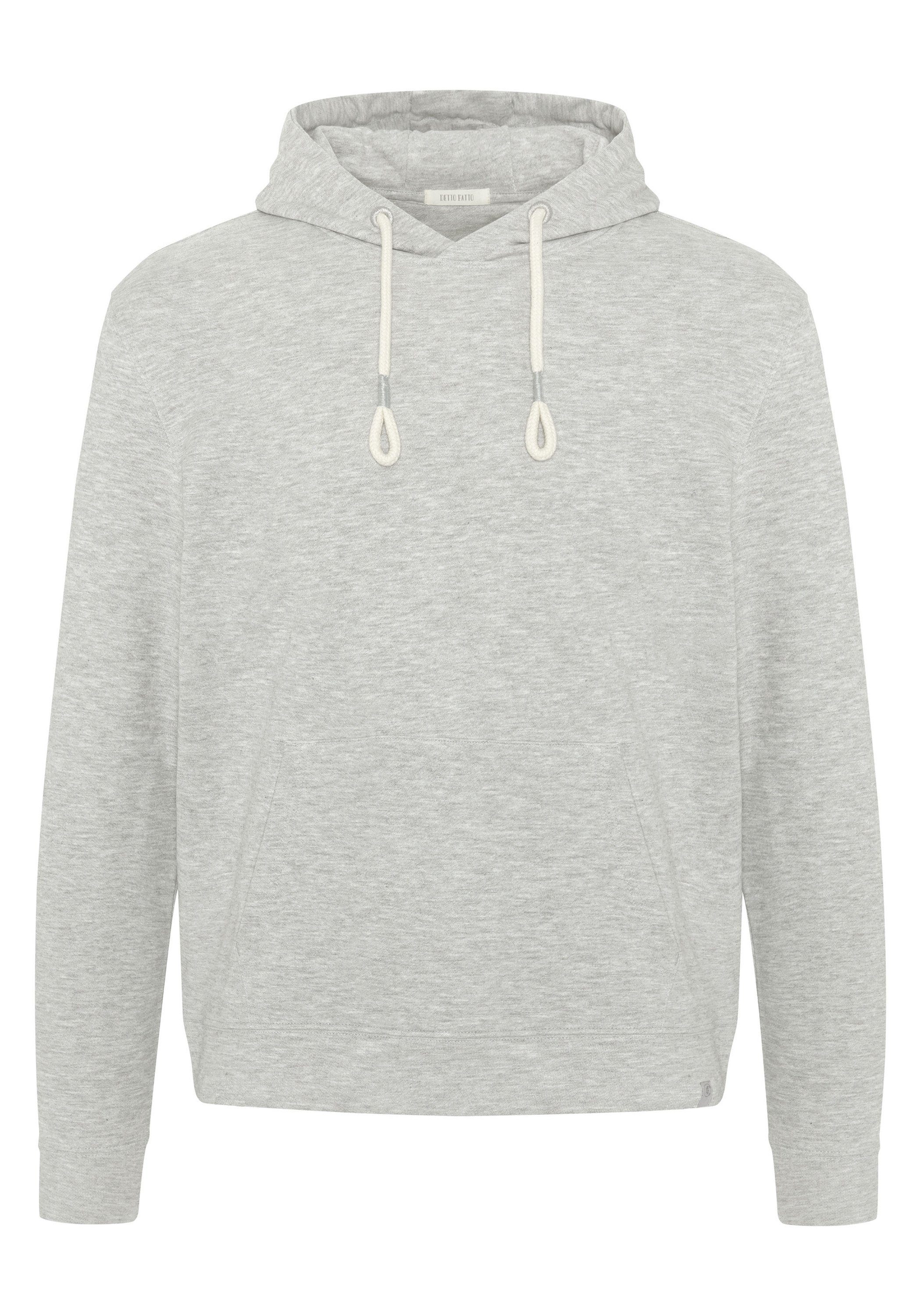 Detto Fatto Kapuzensweatshirt im Basic-Stil günstig online kaufen