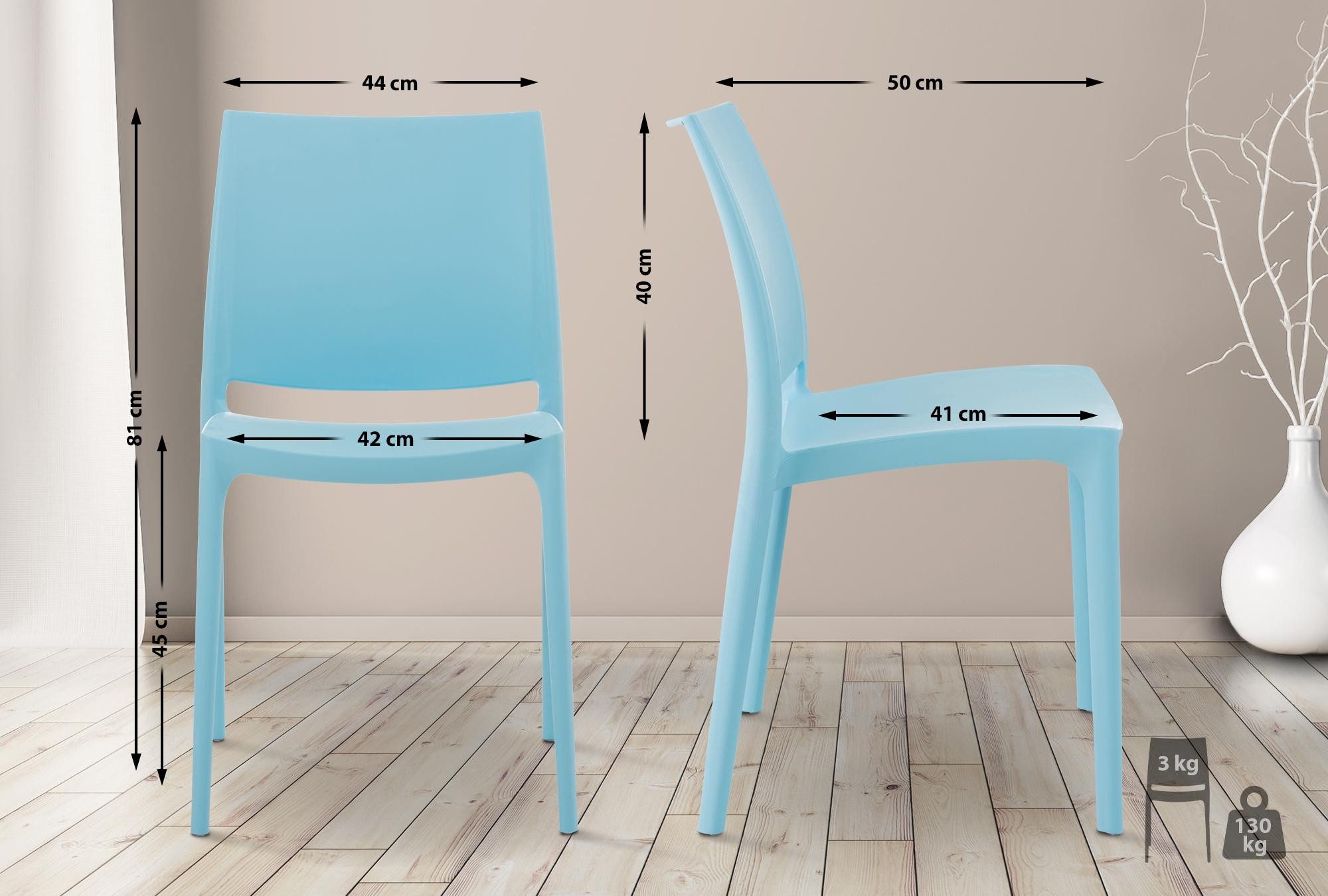 CLP Gartenstuhl Maya (4er Set, 4 günstig online kaufen