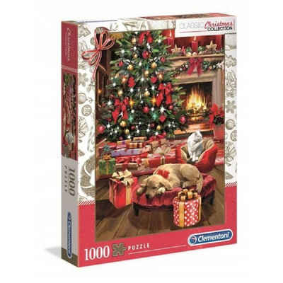 Clementoni® Puzzle »39580 Weihnachten am Feuer 1000 Teile Puzzle«, 1000 Puzzleteile