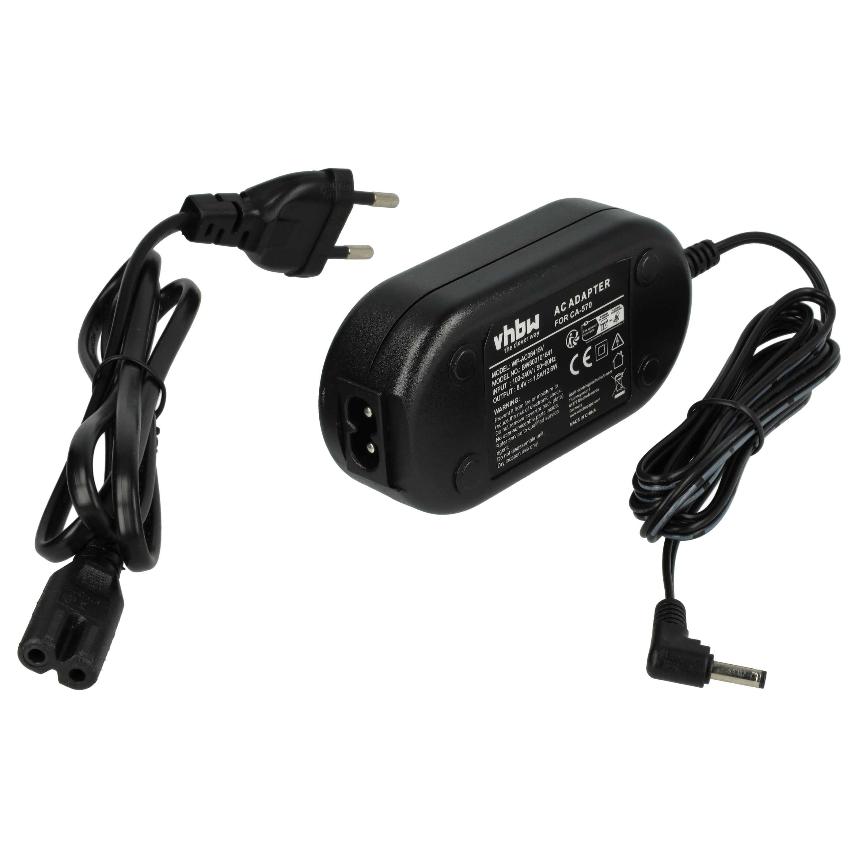 passend für Canon HV10, DC22, DC220, HR10, DC210, DC19, DC201, DC100, Netzteil