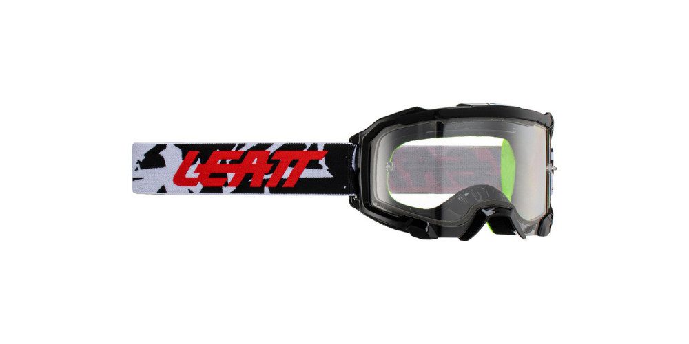 Leatt Motorradbrille Velocity 4.5 Zebra Motocross Brille, belüftet