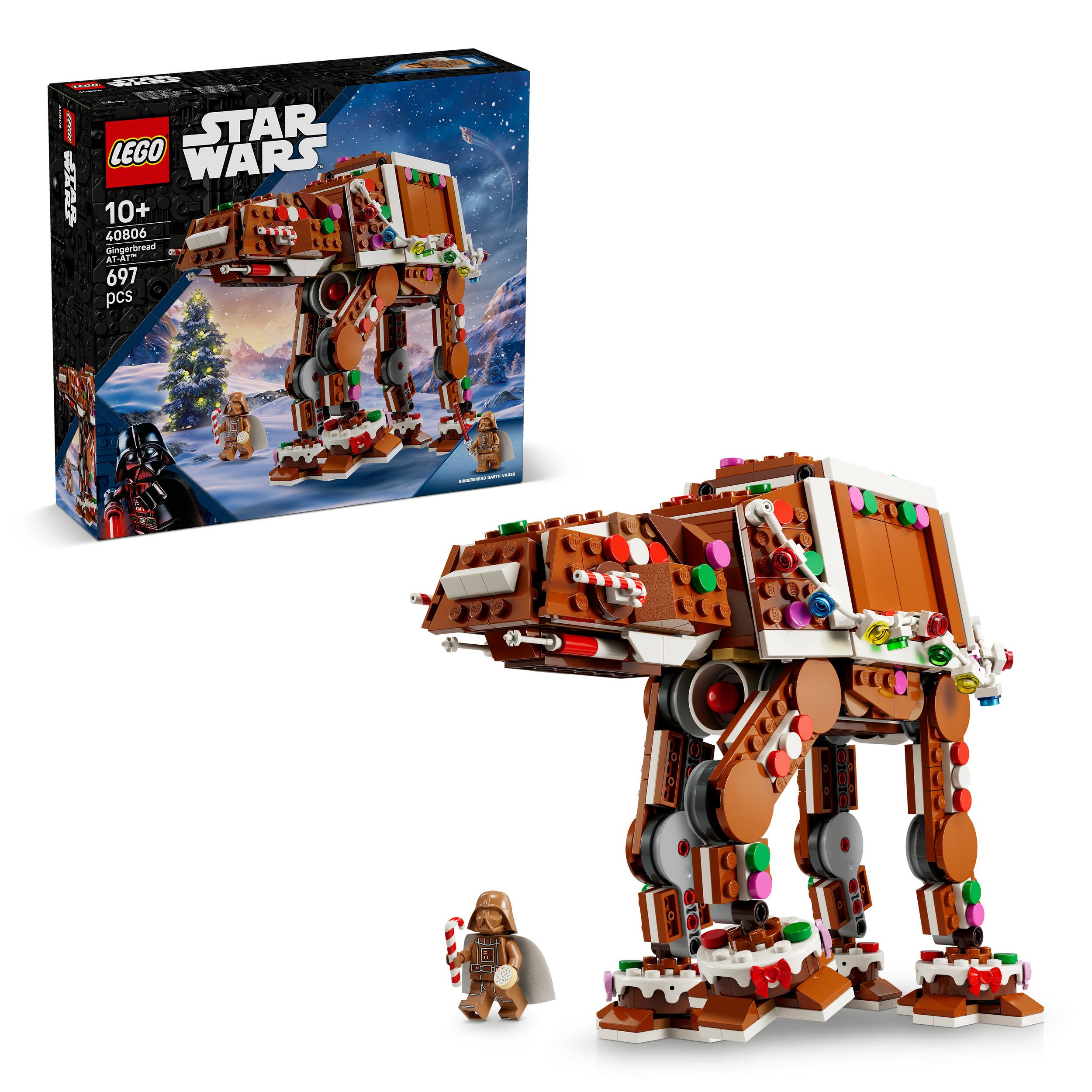 LEGO® Lebkuchen AT-AT™ (40806), LEGO Star Wars™ Konstruktionsspielsteine, (697 St), Made in Europe