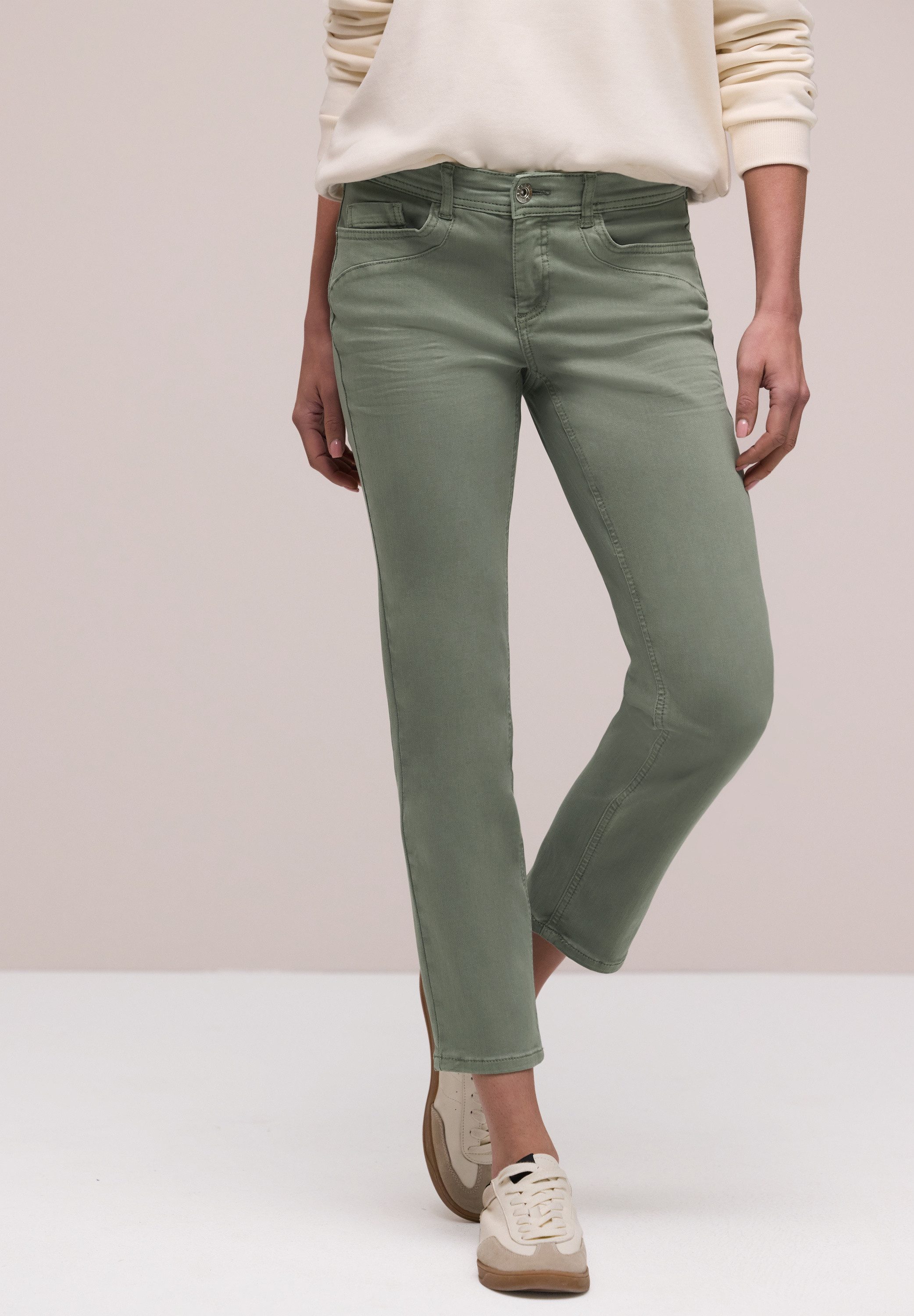STREET ONE Slim-fit-Jeans Middle Waist