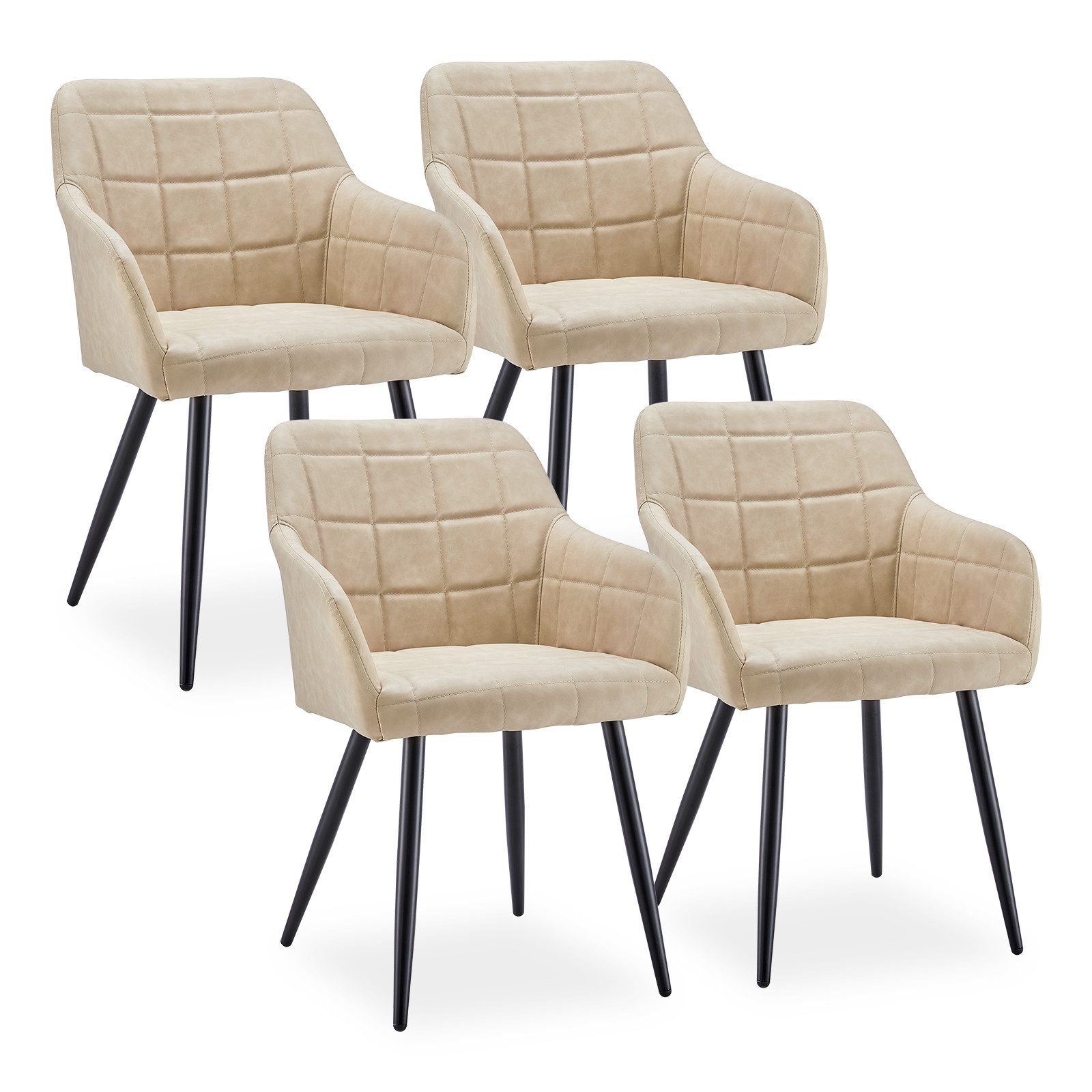 Ofcasa Esszimmerstuhl Polsterstühle (4er Set), Weich günstig online kaufen