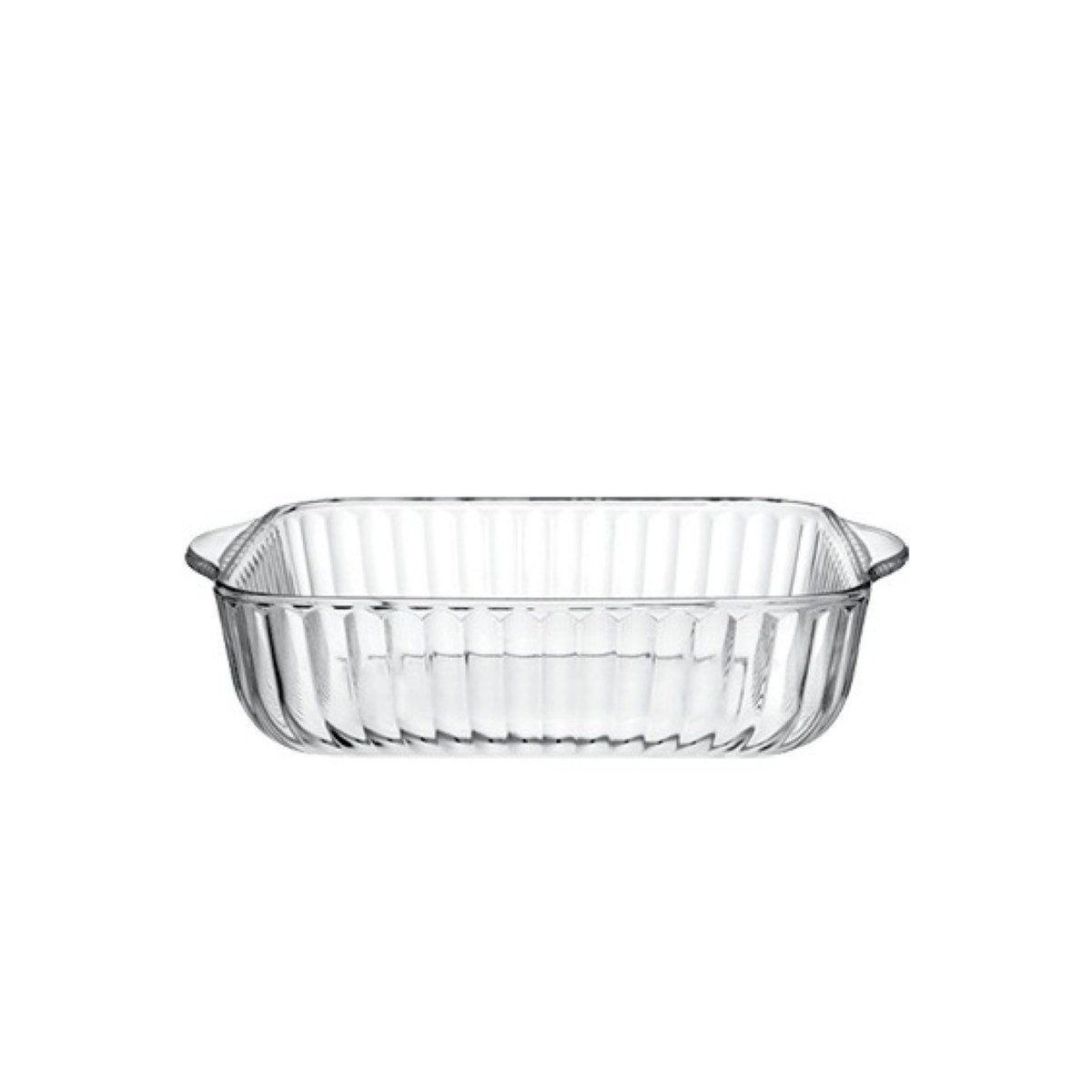 Pasabahce Auflaufform Borcam aus Glas 1,95L - Hitzebeständig & Vielseitig, Glas, (1-St), 1,95 L, backofenfest, spülmaschinenfest