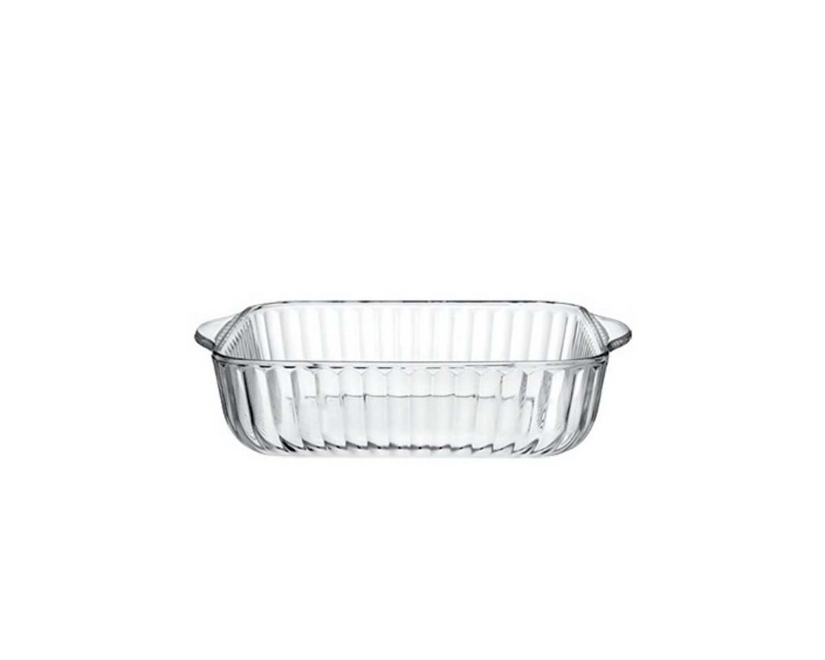 Pasabahce Auflaufform Borcam aus Glas 1,95L - Hitzebeständig & Vielseitig, Glas, (1-St), 1,95 L, backofenfest, spülmaschinenfest