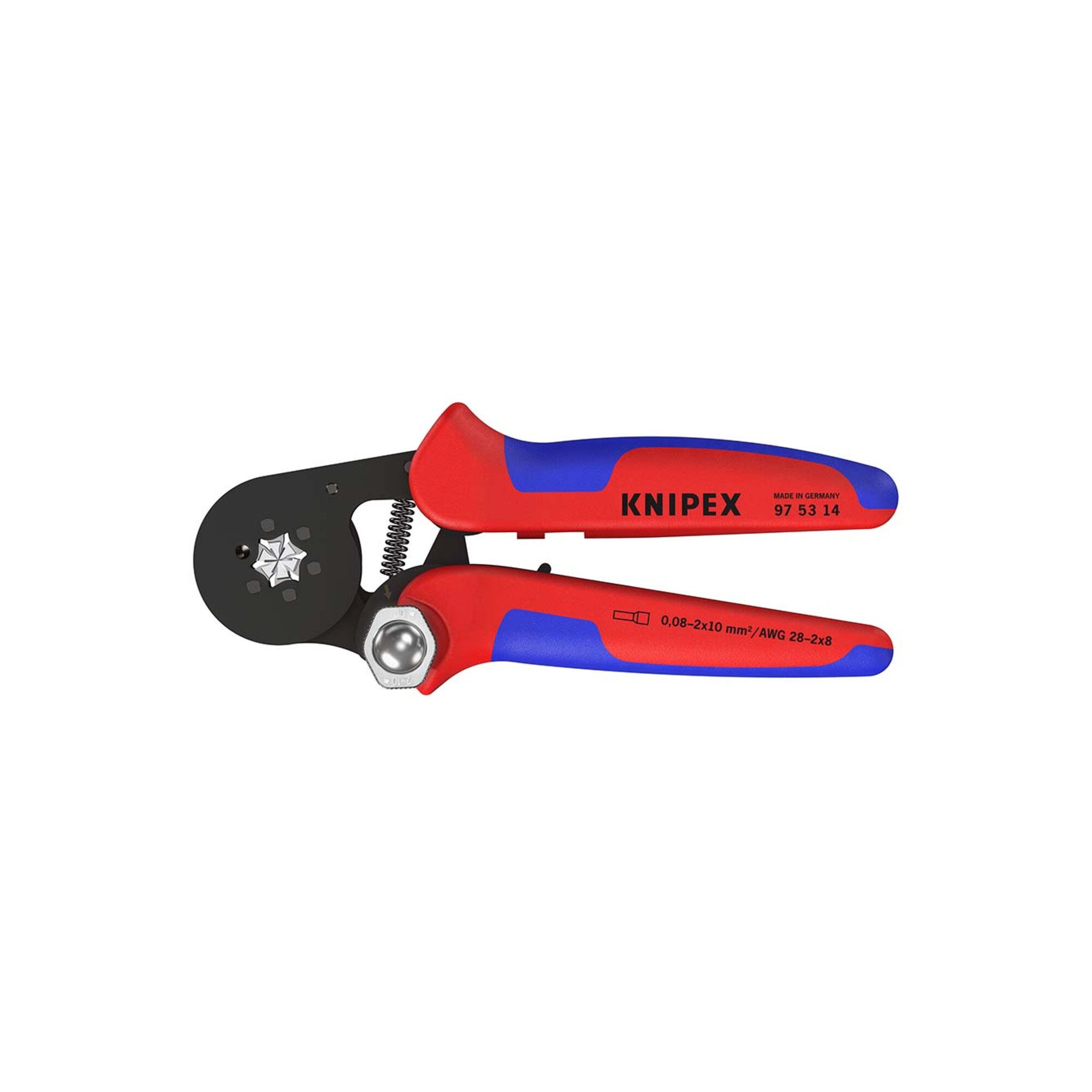Knipex Crimpzange KNIPEX 97 53 14 Selbsteinstellende Crimpzange für Aderendhülsen mit