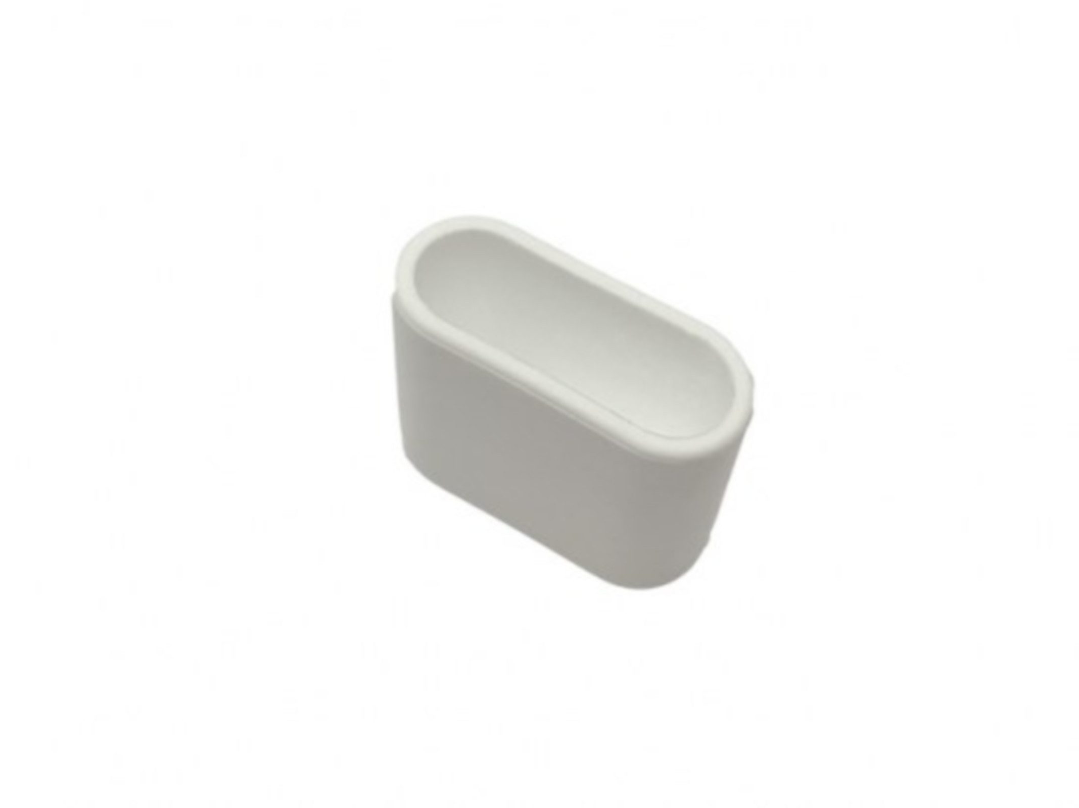 MWH Abdeckkappe Fußkappe 40mm x14mm in weiss