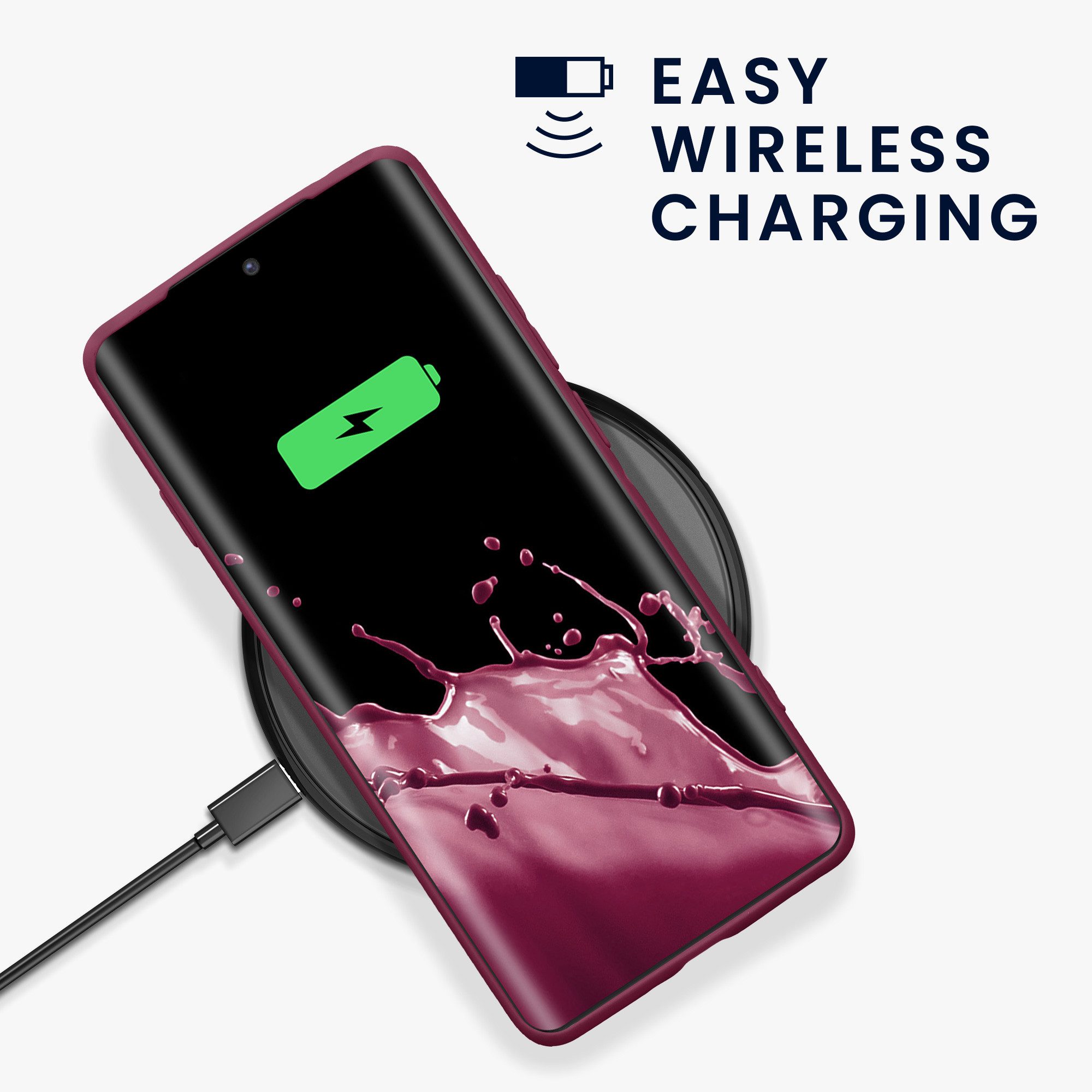 kwmobile Smartphone-Hülle Hülle für Motorola Edge 60 Pro, Hülle Silikon - Soft Handyhülle - Handy Case Cover – Bild 5 von 5