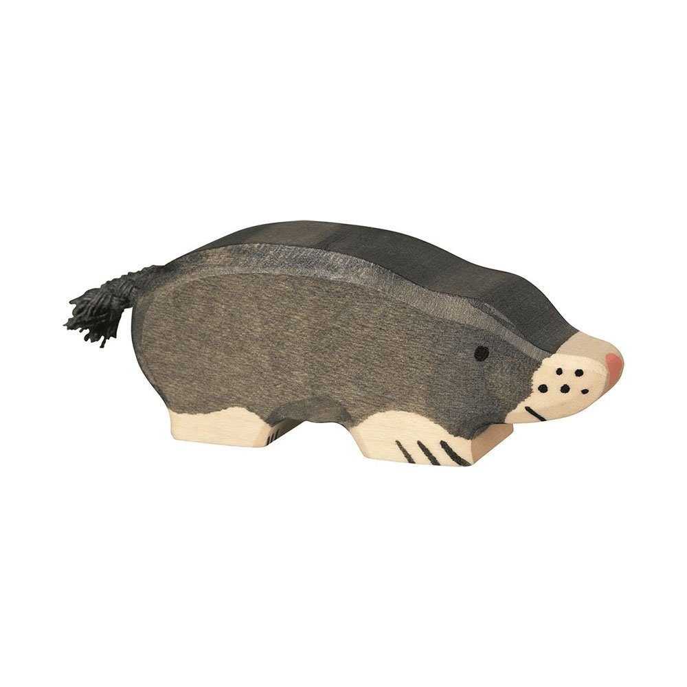 Holztiger Spielfigur HOLZTIGER Maulwurf aus Holz
