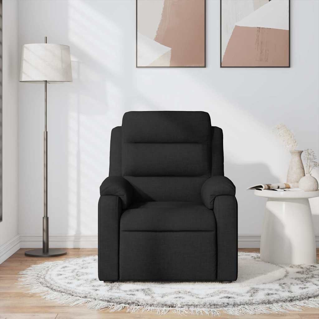 vidaXL Sessel Massagesessel Schwarz Stoff (1-St) günstig online kaufen
