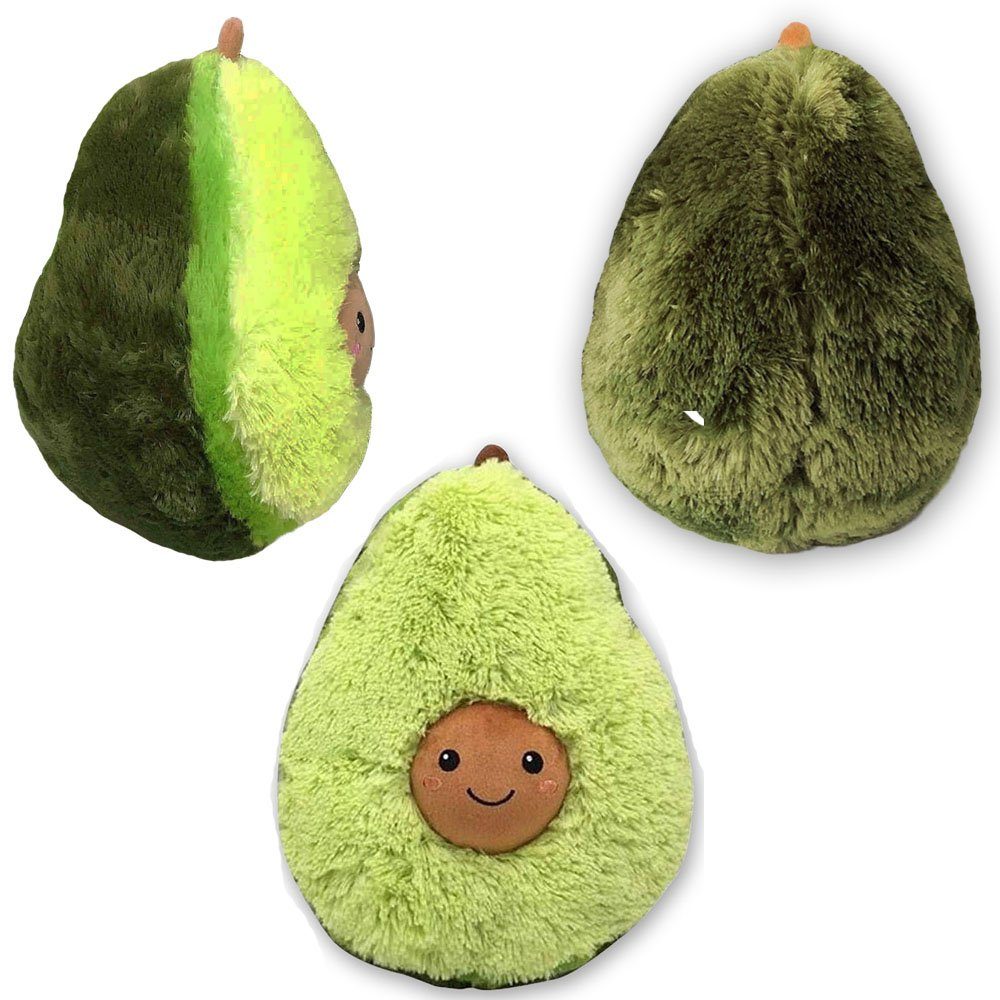 TE-Trend AVO Cado - Peluche De Aguacate, 20 Cm, Multicolor