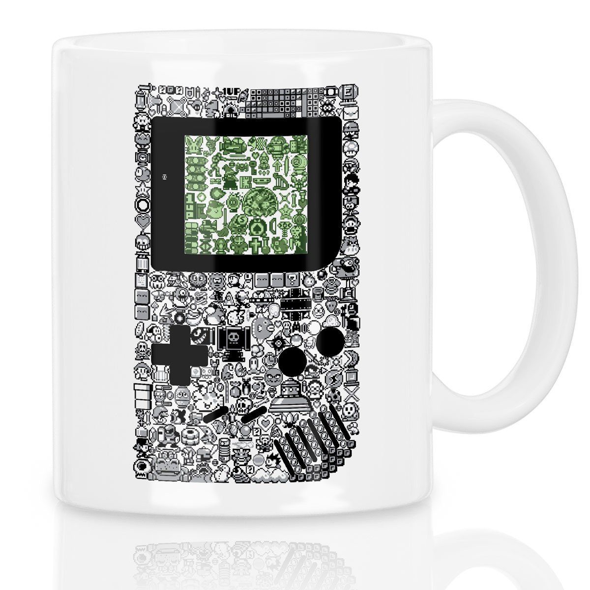 style3 Tasse, Keramik, 8-Bit pixel nerd mario Tasse 90er Boy Kaffeebecher super 80er konsole Game