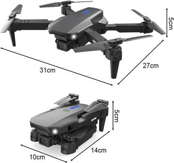Yuragim Mit Kamera Faltbare Für Jungen Anfänger Drohne (4k HD, Mit,Headless ModusFlugbahnflug,Hindernisvermeidung Spielzeug Geschenke)