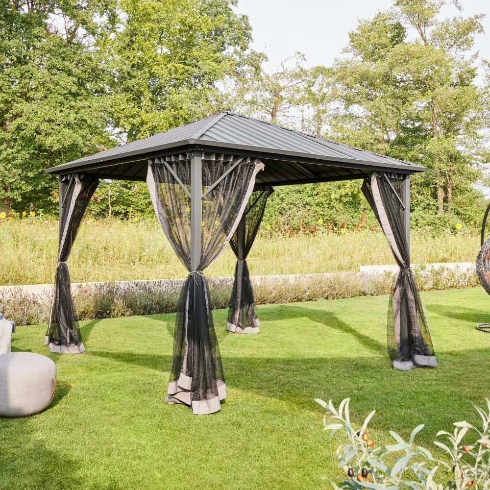 HOME DELUXE Pavillon AZUR 270 x 270 x 300 cm, inkl. LED Beleuchtung