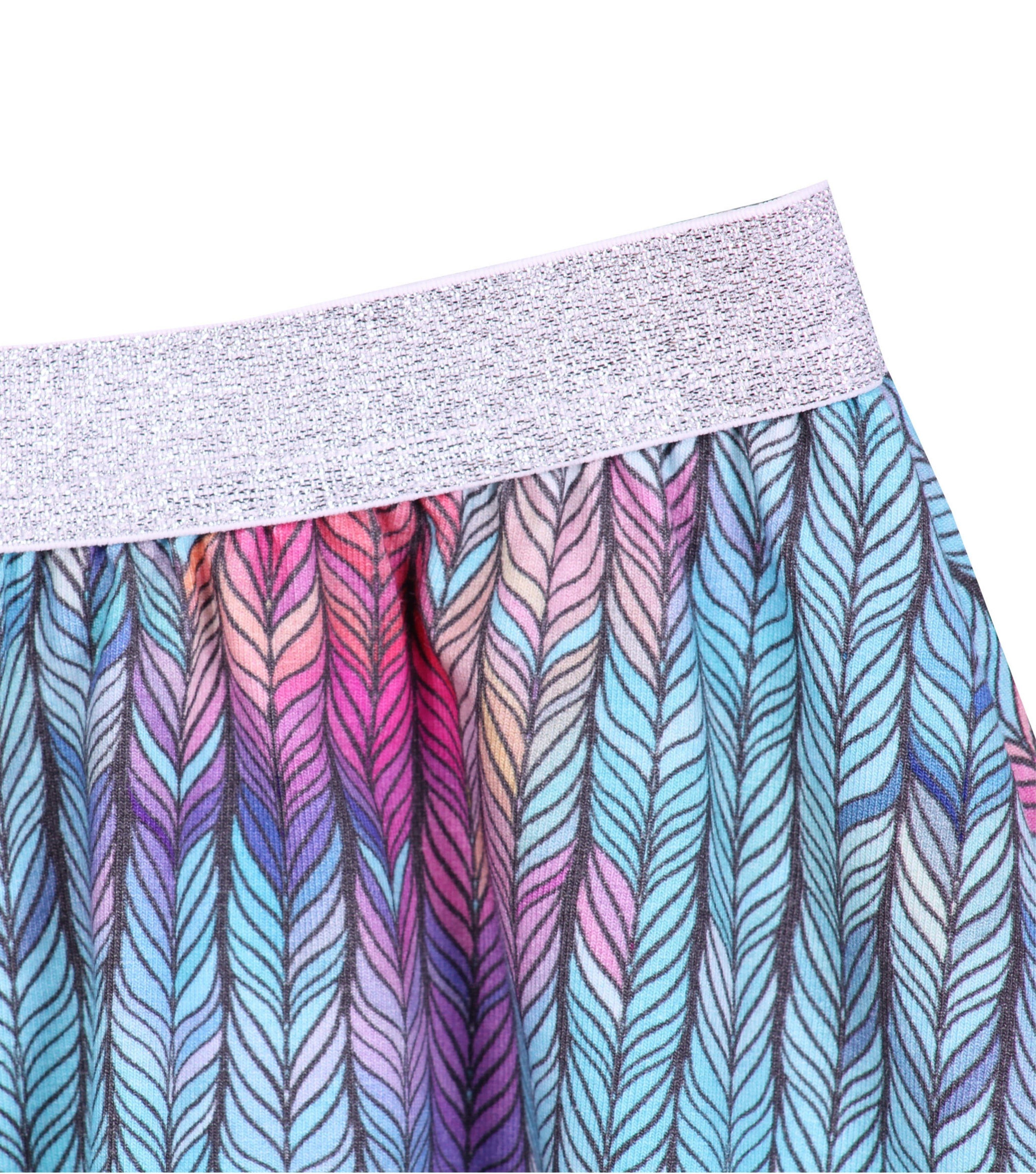 coolismo Jerseyrock Mädchen Rock Fantasie-Print