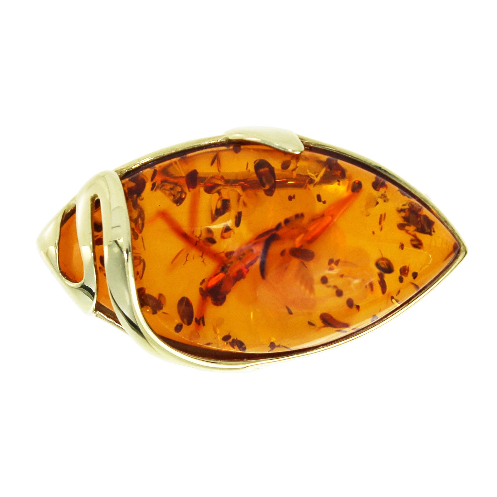 OSTSEE-SCHMUCK Brosche Ostsee-Schmuck Brosche Tasa Brosche Tasa