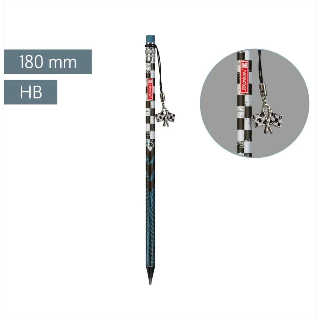 BRUNNEN Marker BRUNNEN Bleistift HB Fast Wheels, 180 mm, zufälliges Design
