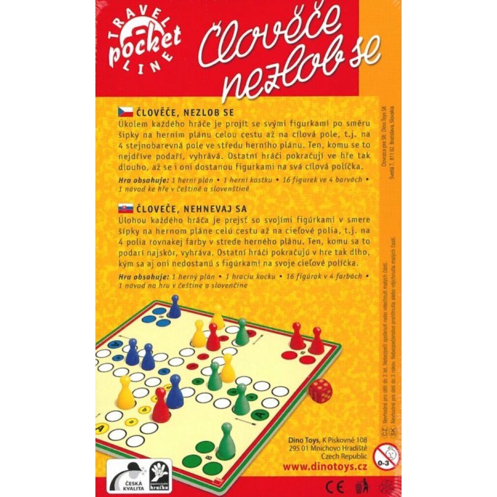 Dino Bikes Spiel DINO Reisespiel Mensch, sei nicht böse!