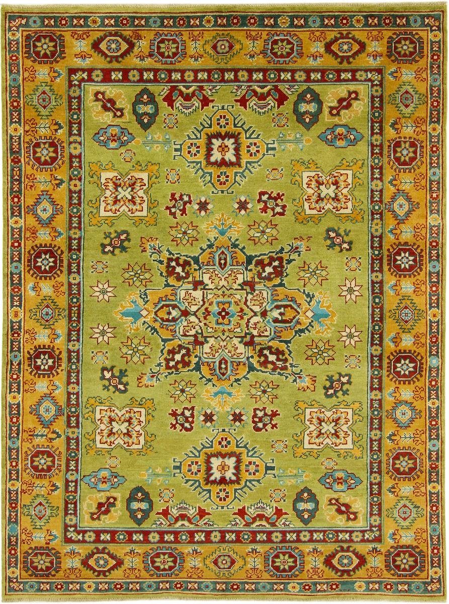 Orientteppich Kazak 153x205 Handgeknüpfter Orientteppich, Nain Trading, rechteckig, Höhe: 5 mm
