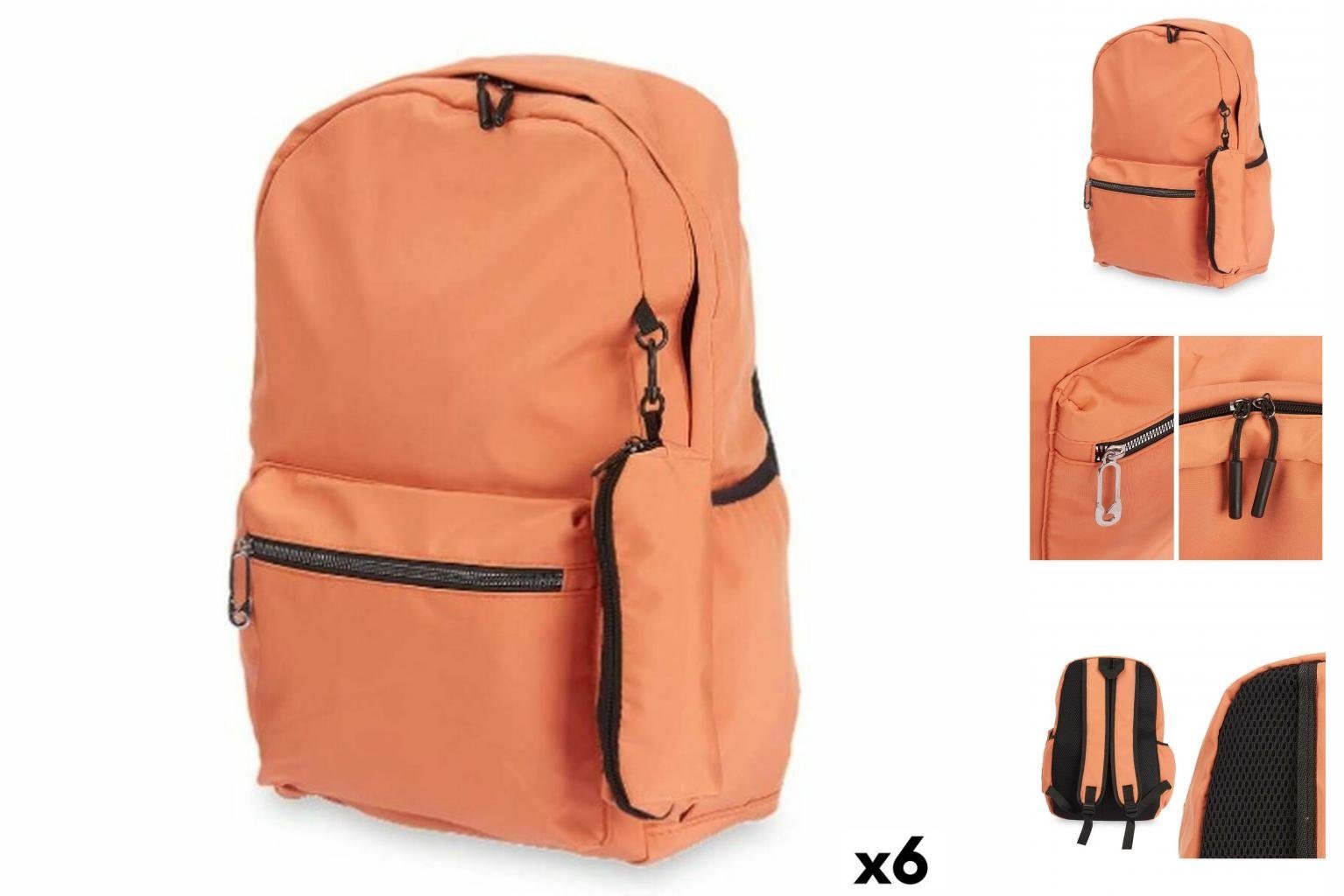 Pincello Rucksack Kinder-Rucksack Orange 37 x 50 x 7 cm 6 Stück