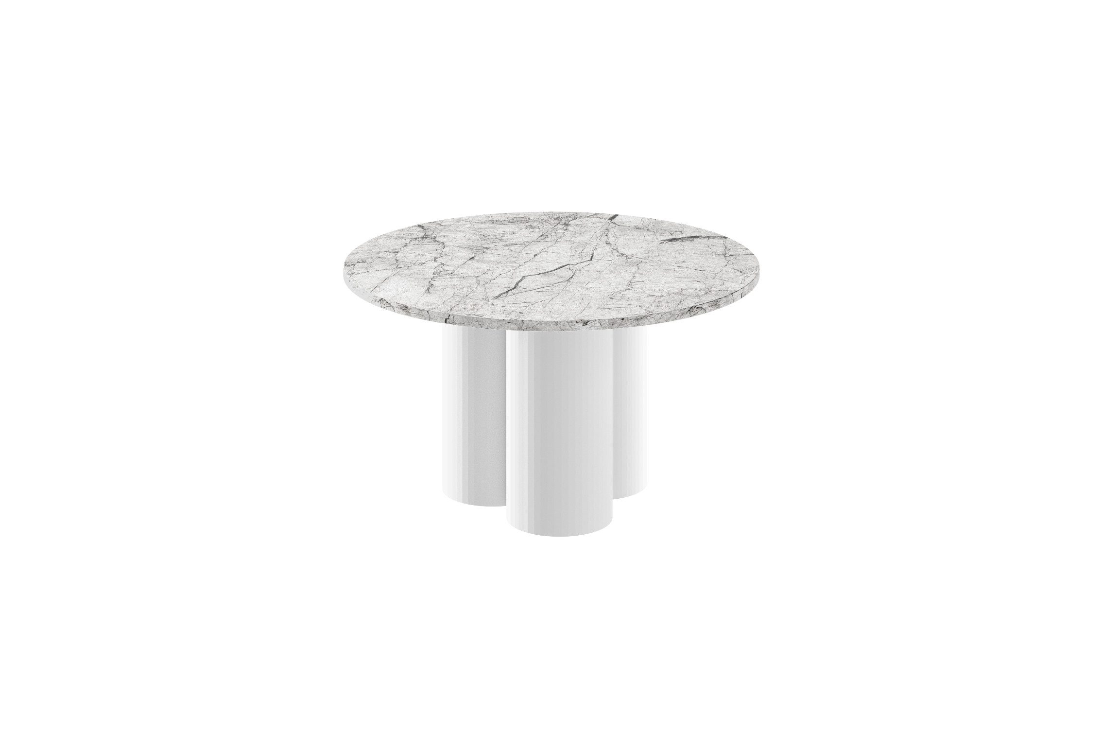 Couchtisch Design Couchtisch HRE-222 rund Hochglanz Wohnzimmer Tisch 80 x 50 cm