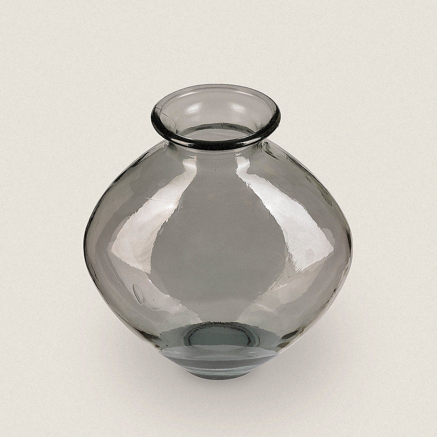 grau the Vase % 100 "Francisca", way up Altglas, Tischvase