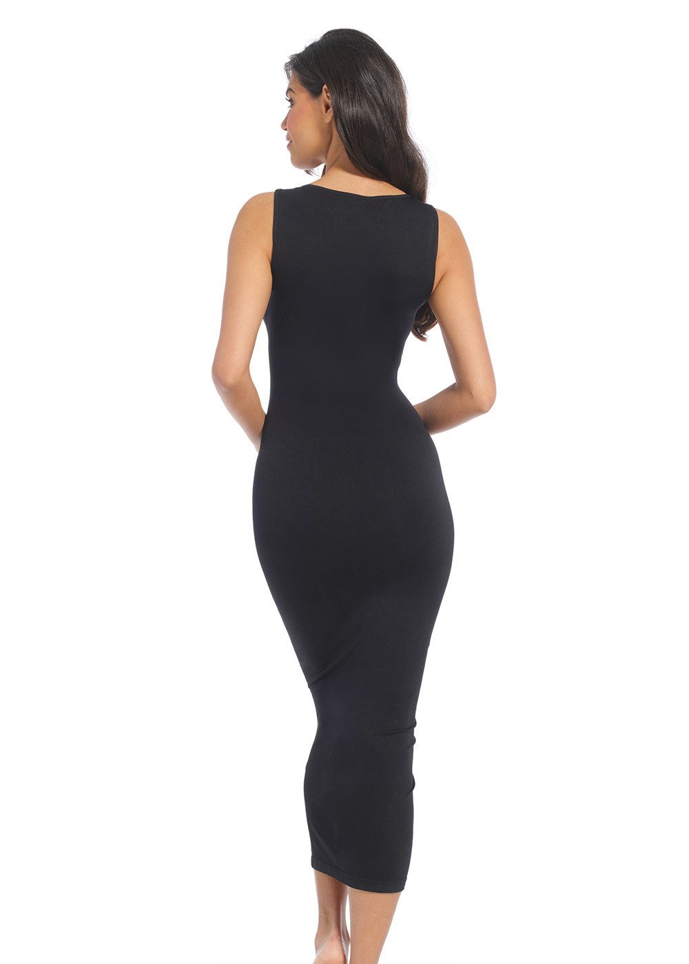 MAGIC Bodyfashion Unterkleid Bodycon Dress nahtlos, Midi-Länge